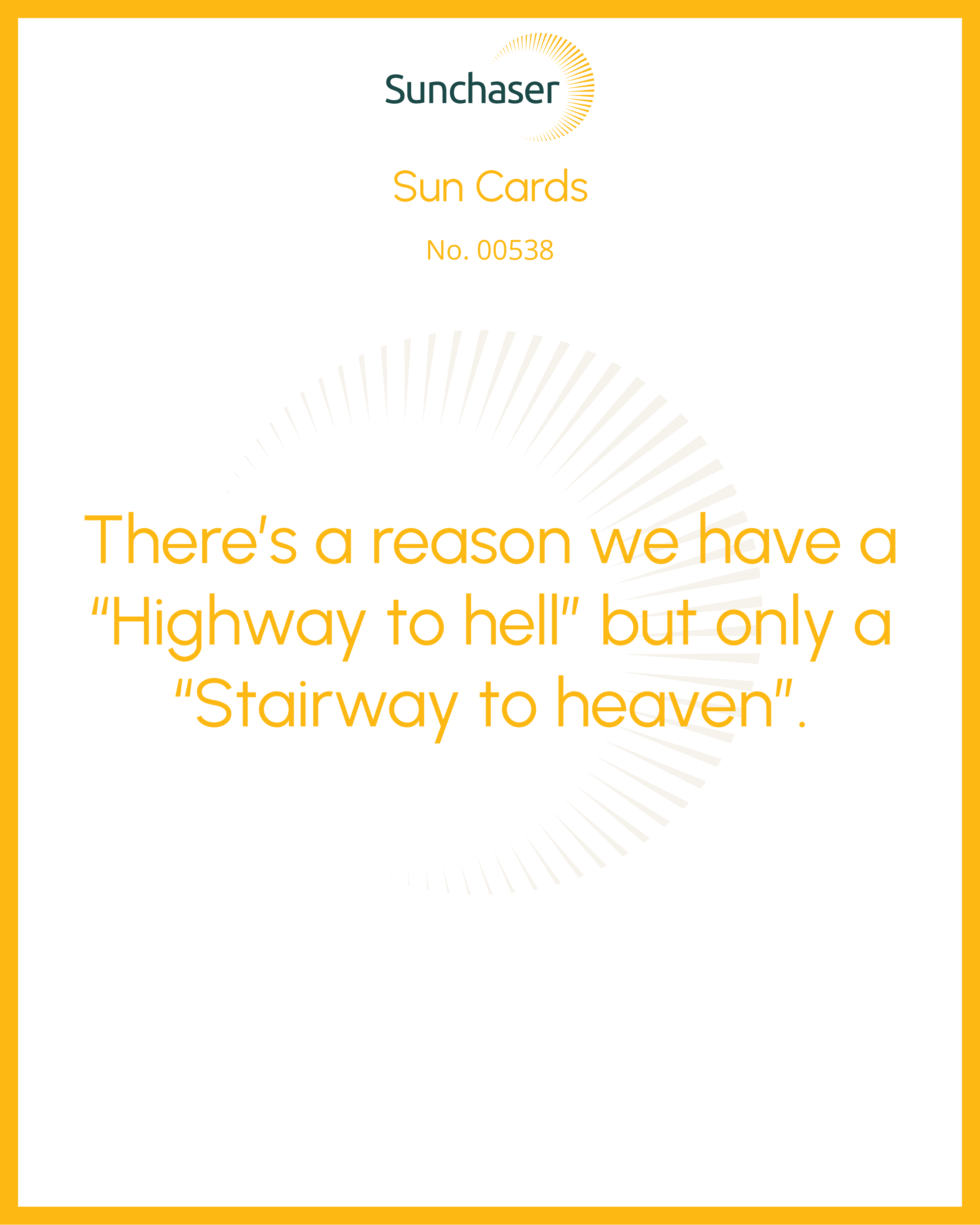 Sun Card #00538