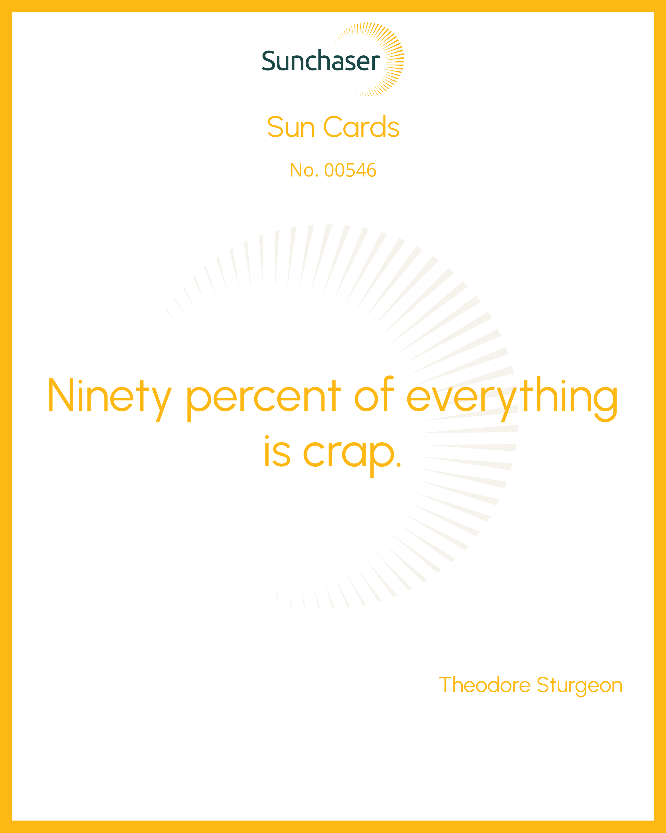Sun Card #00546