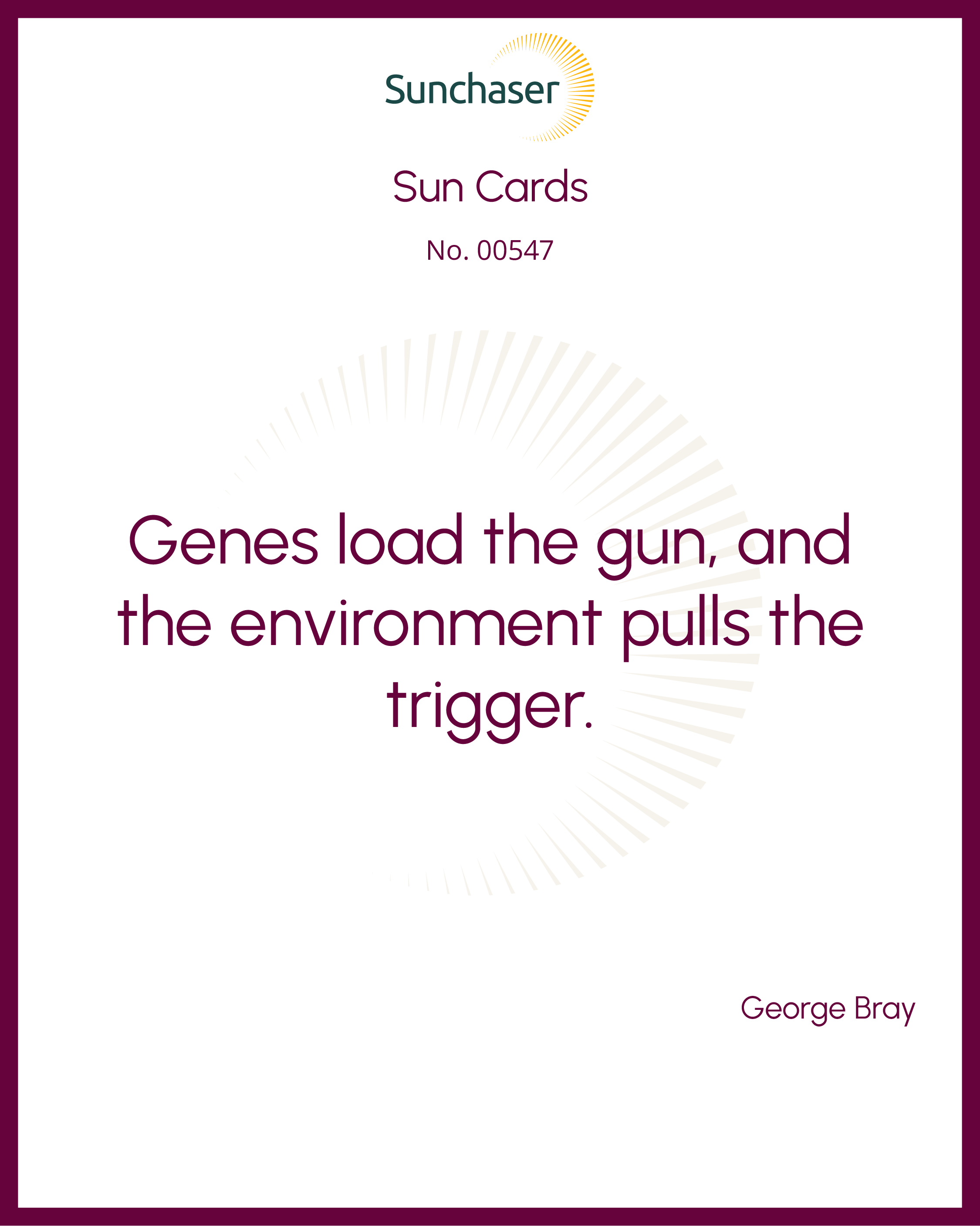 Sun Card #00547