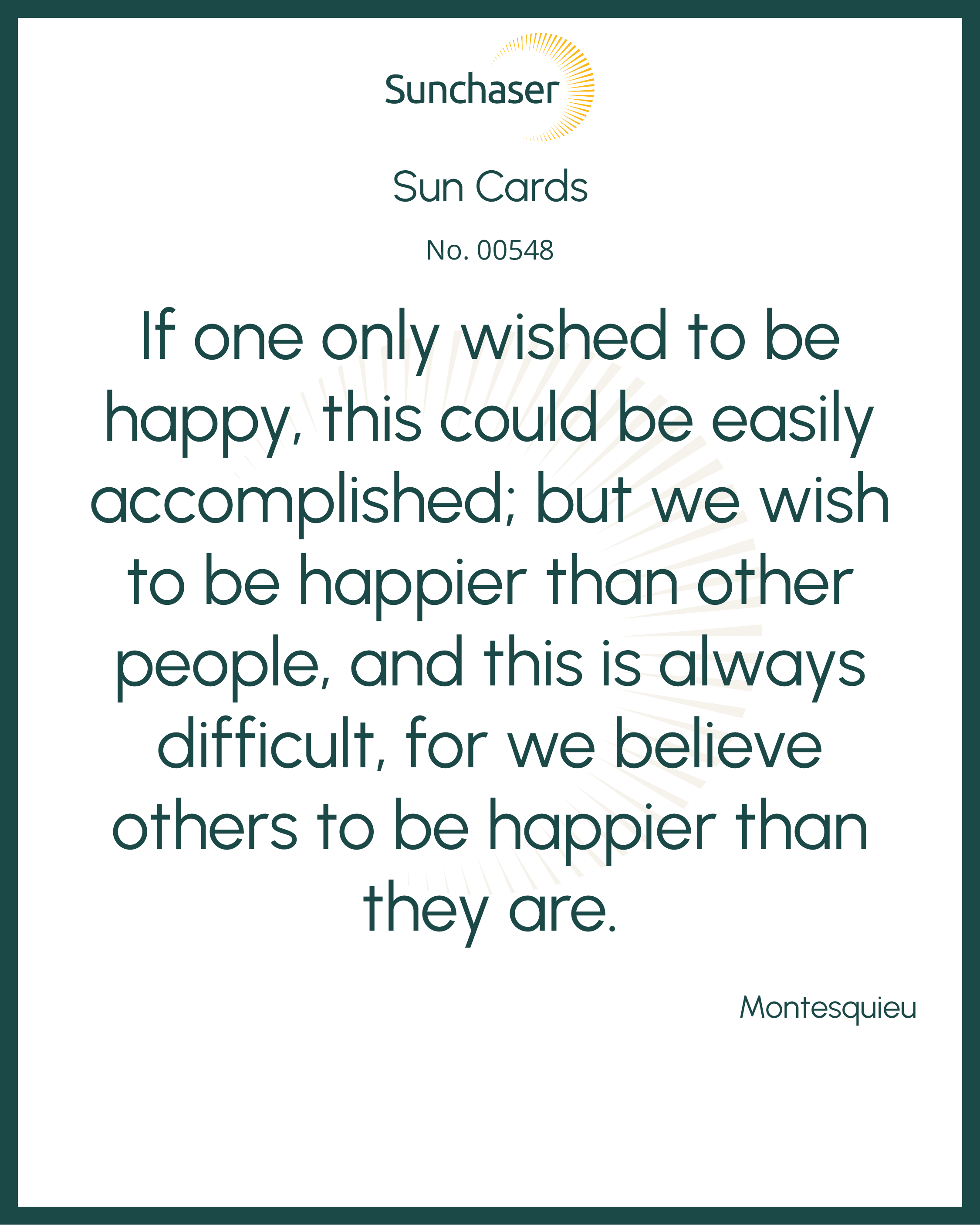 Sun Card #00548