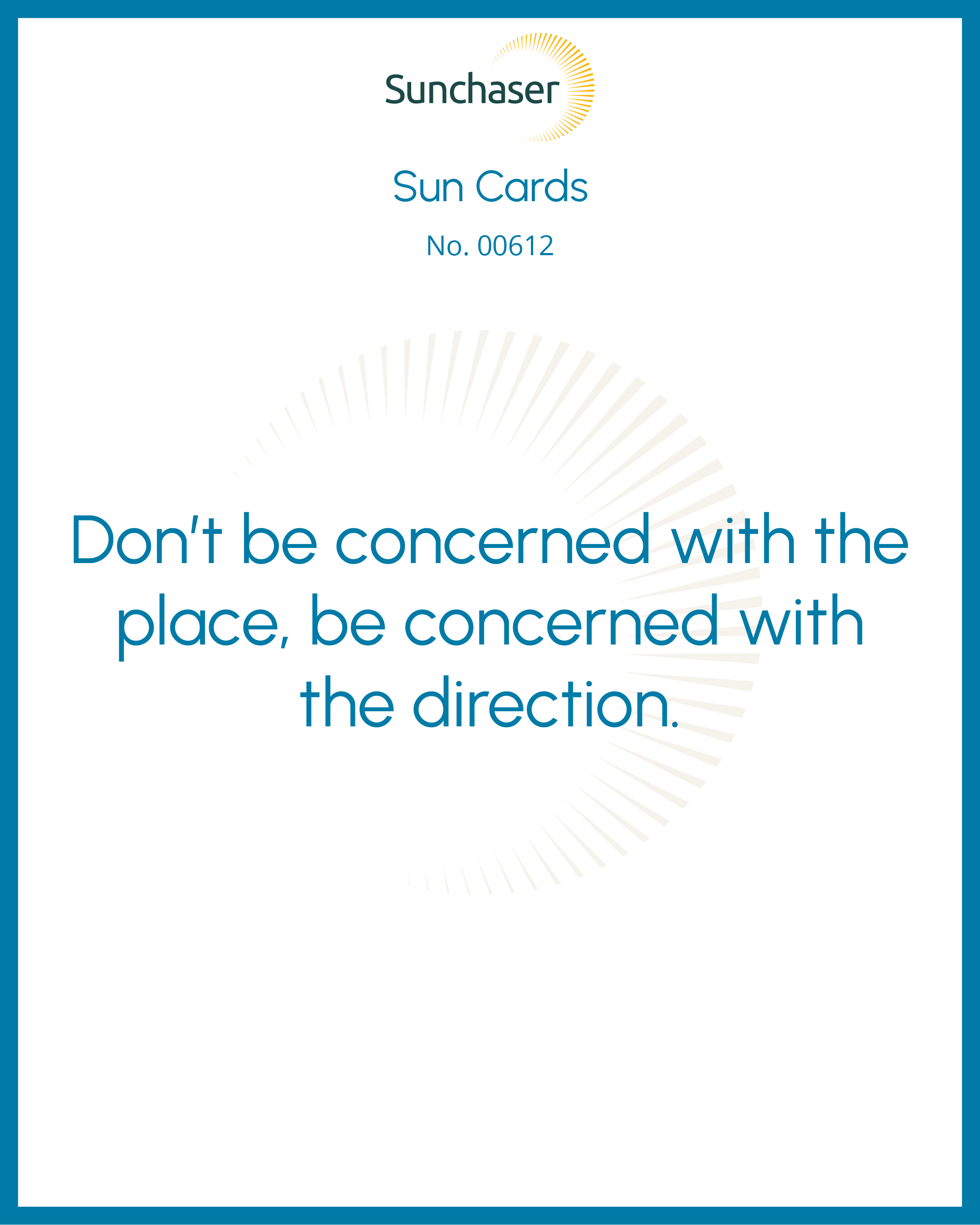 Sun Card #00612