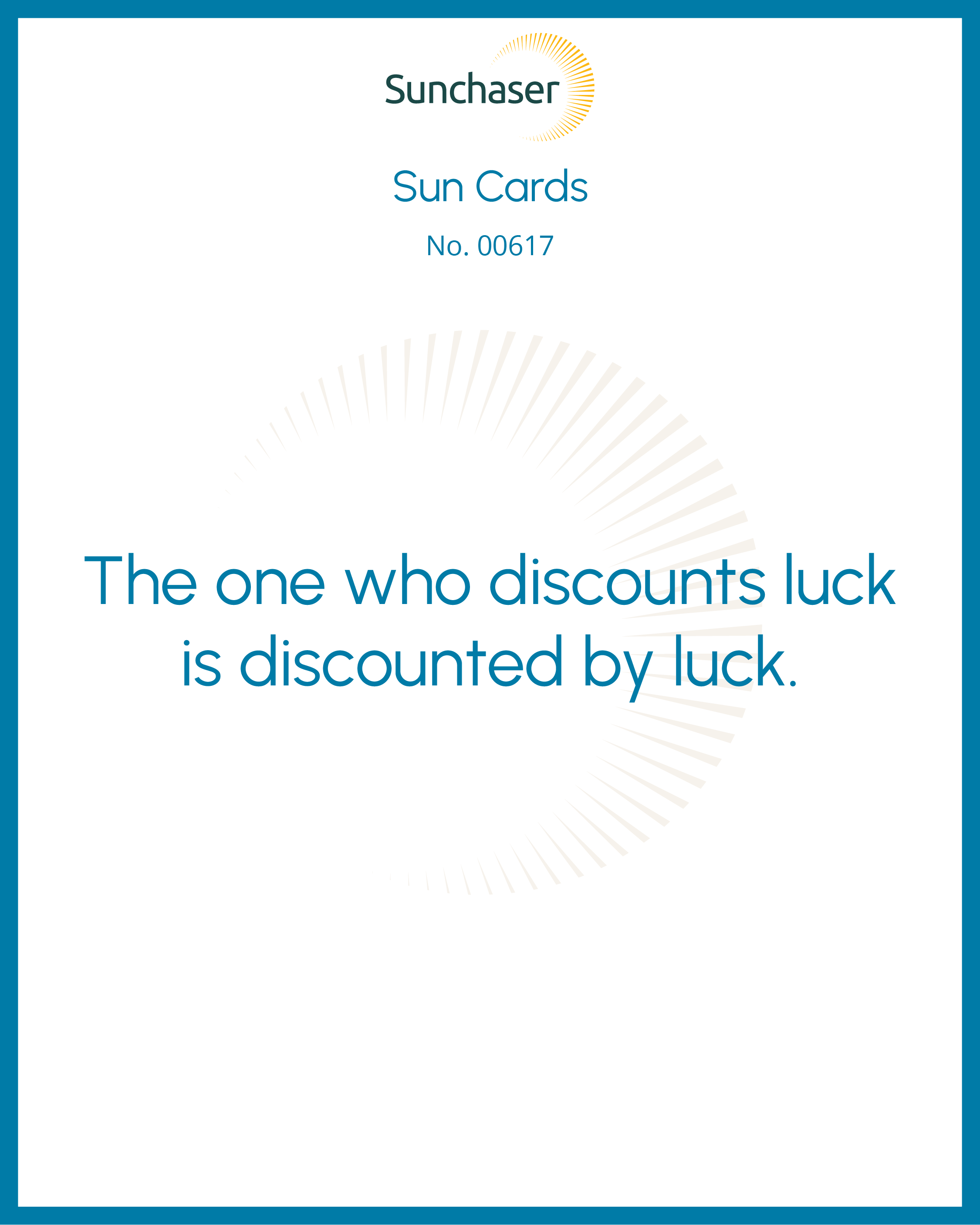 Sun Card #00617