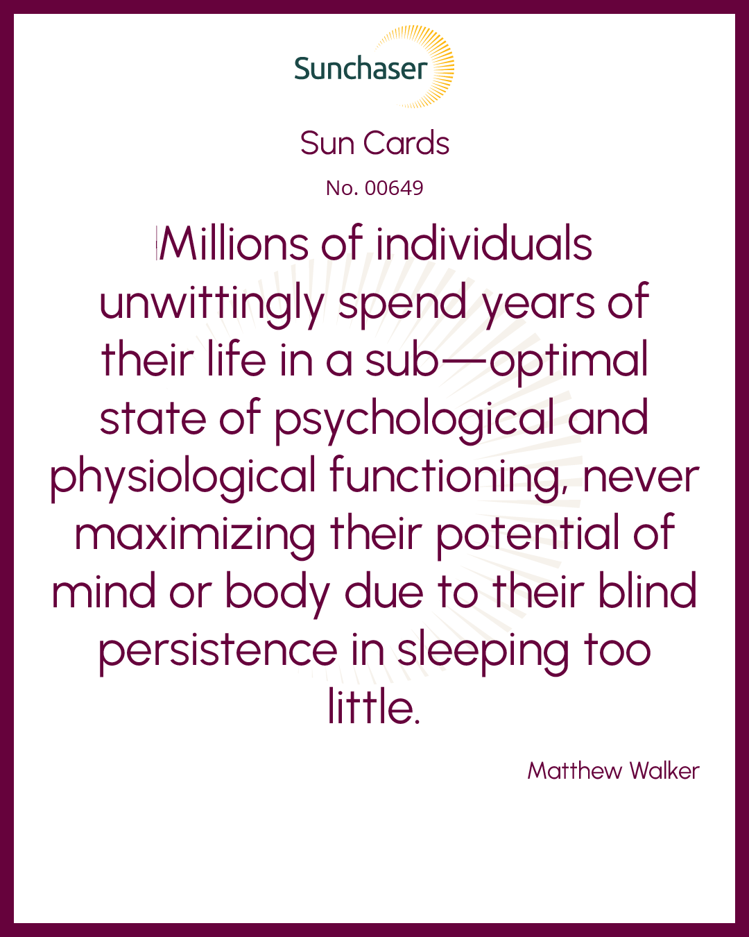Sun Card #00649