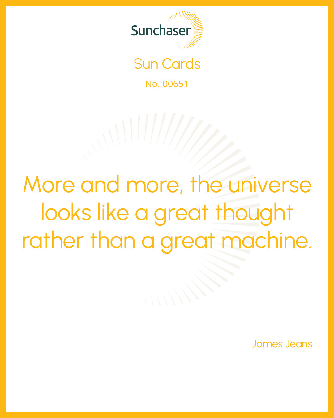 Sun Card #00651