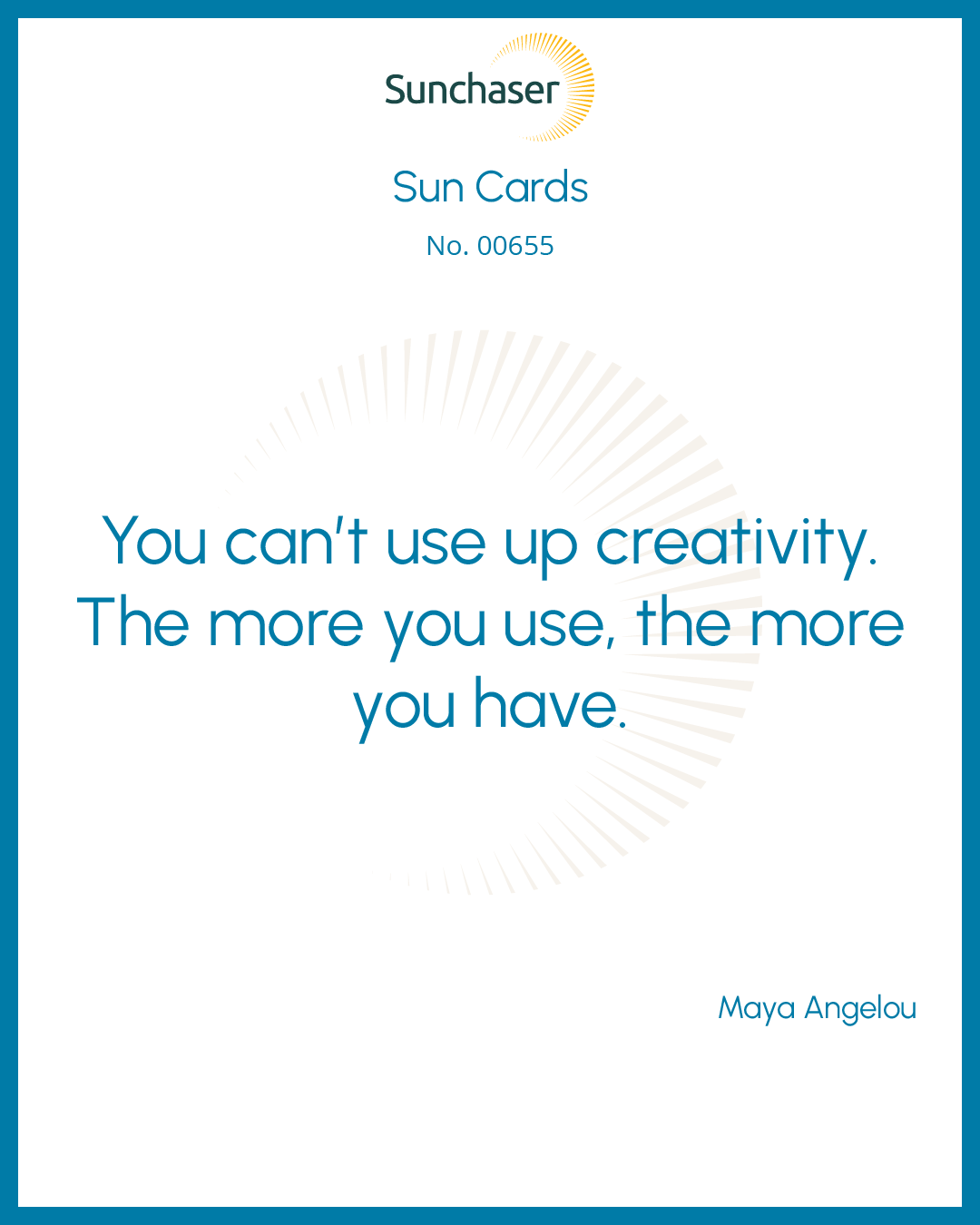 Sun Card #00655