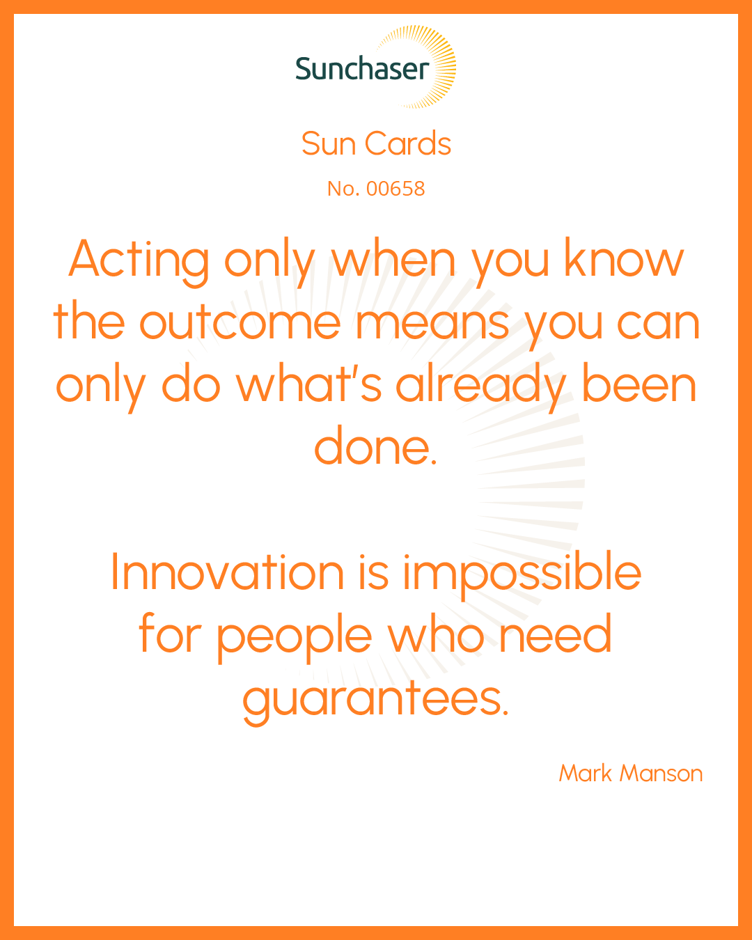 Sun Card #00658