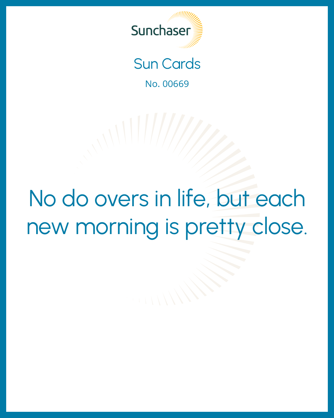 Sun Card #00669