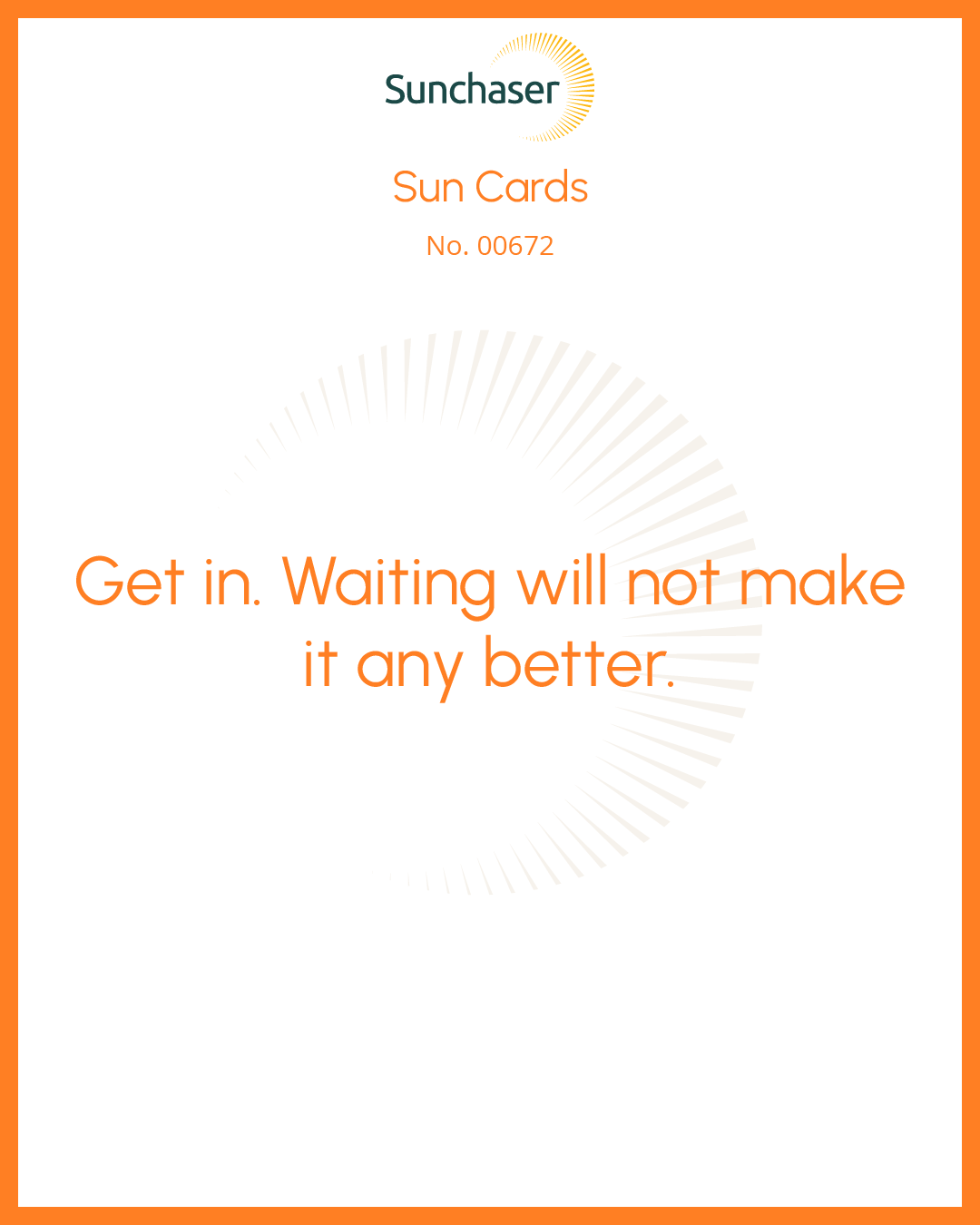 Sun Card #00672