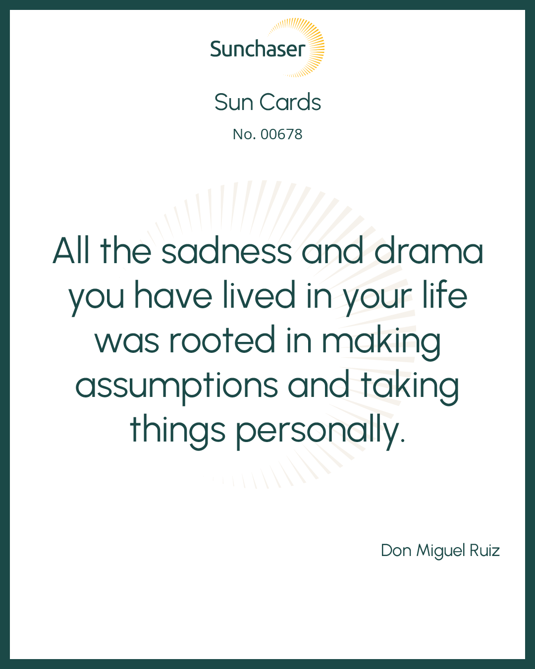 Sun Card #00678