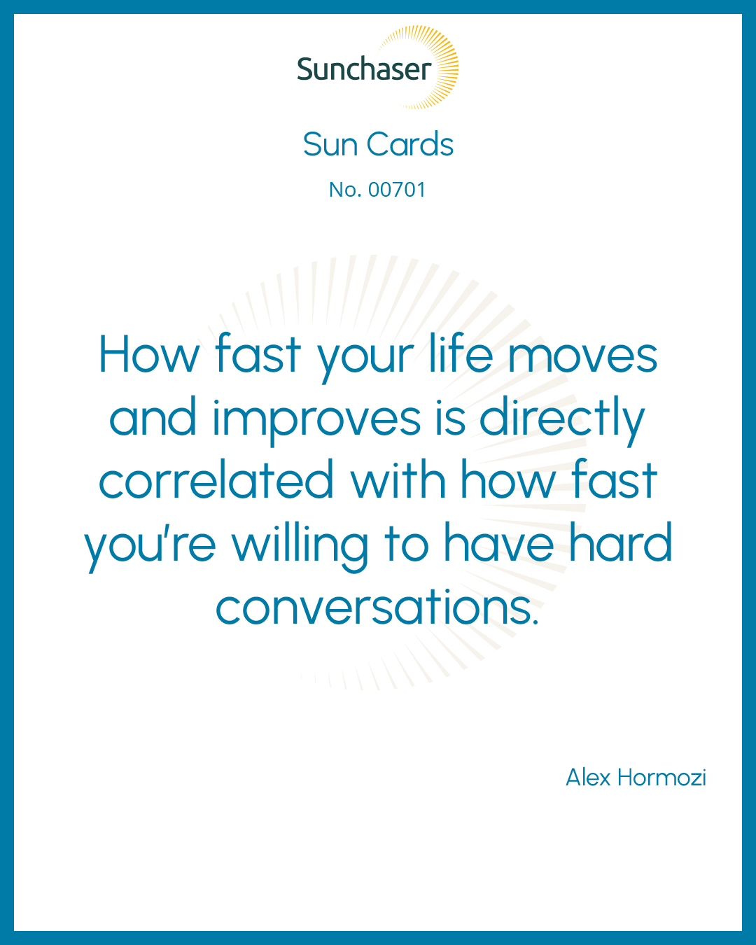 Sun Card #00701