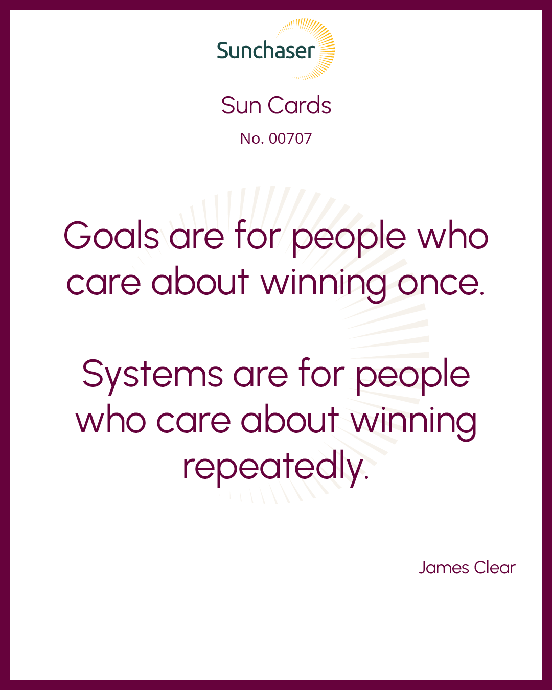 Sun Card #00707