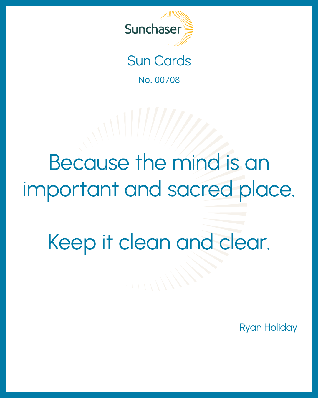 Sun Card #00708