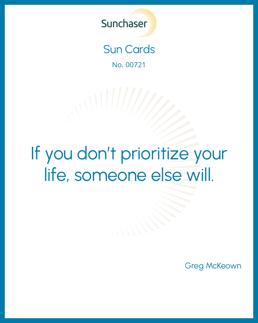 Sun Card #00721