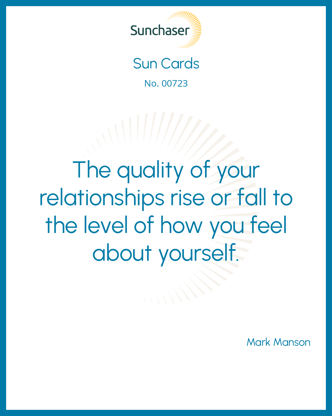 Sun Card #00723