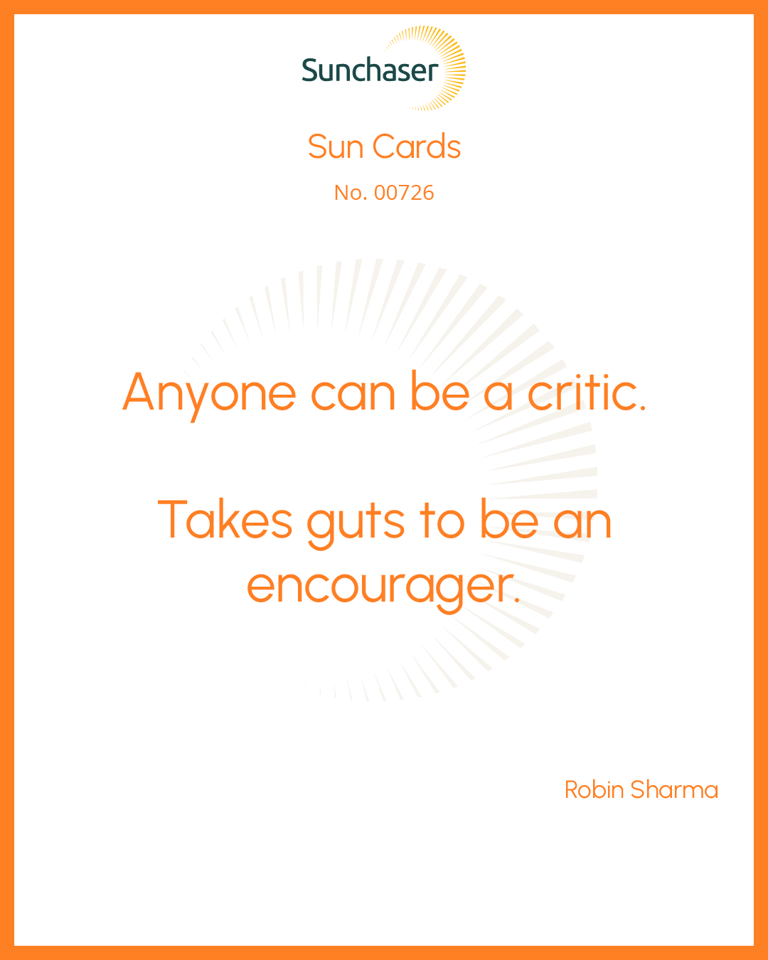 Sun Card #00726