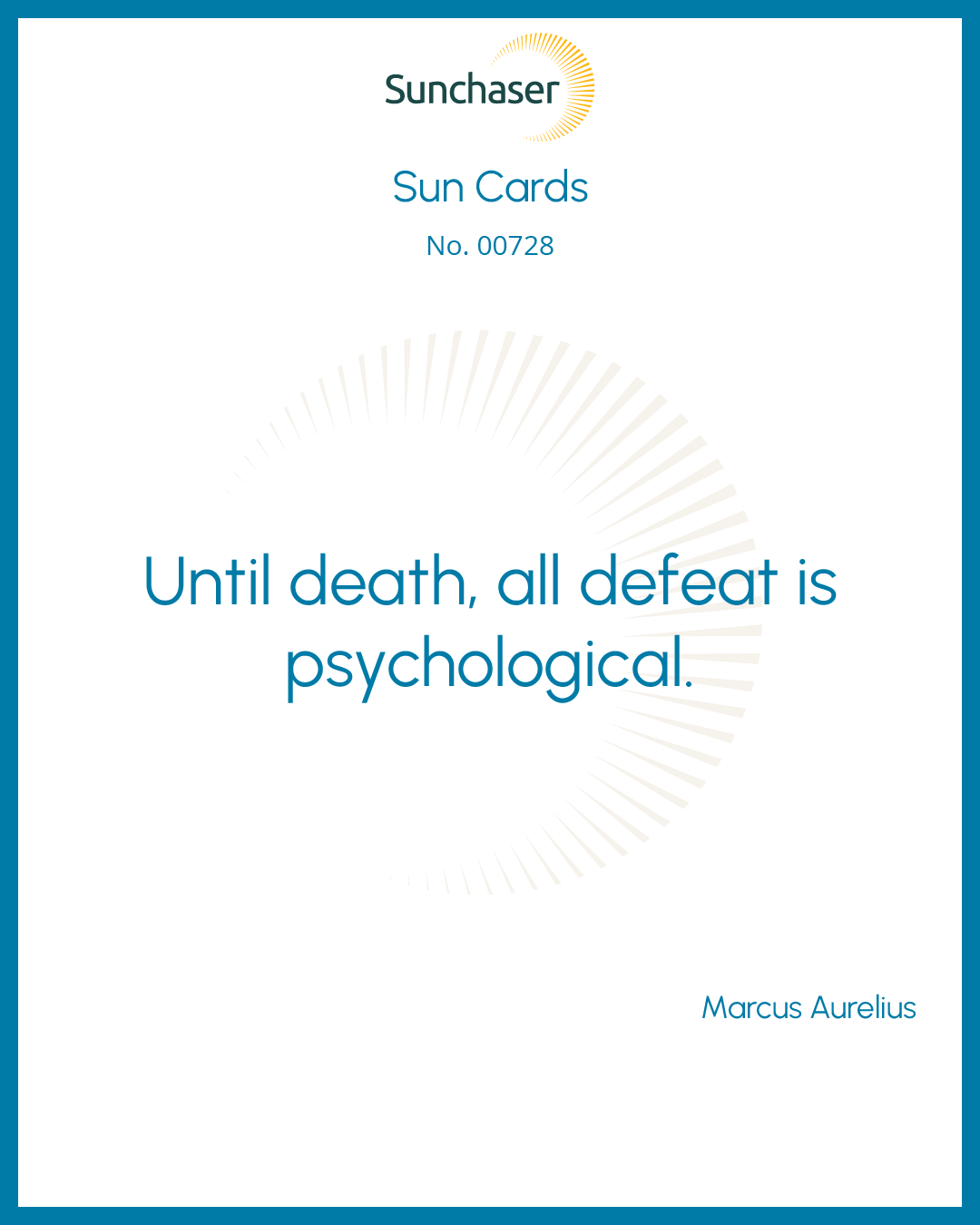 Sun Card #00728