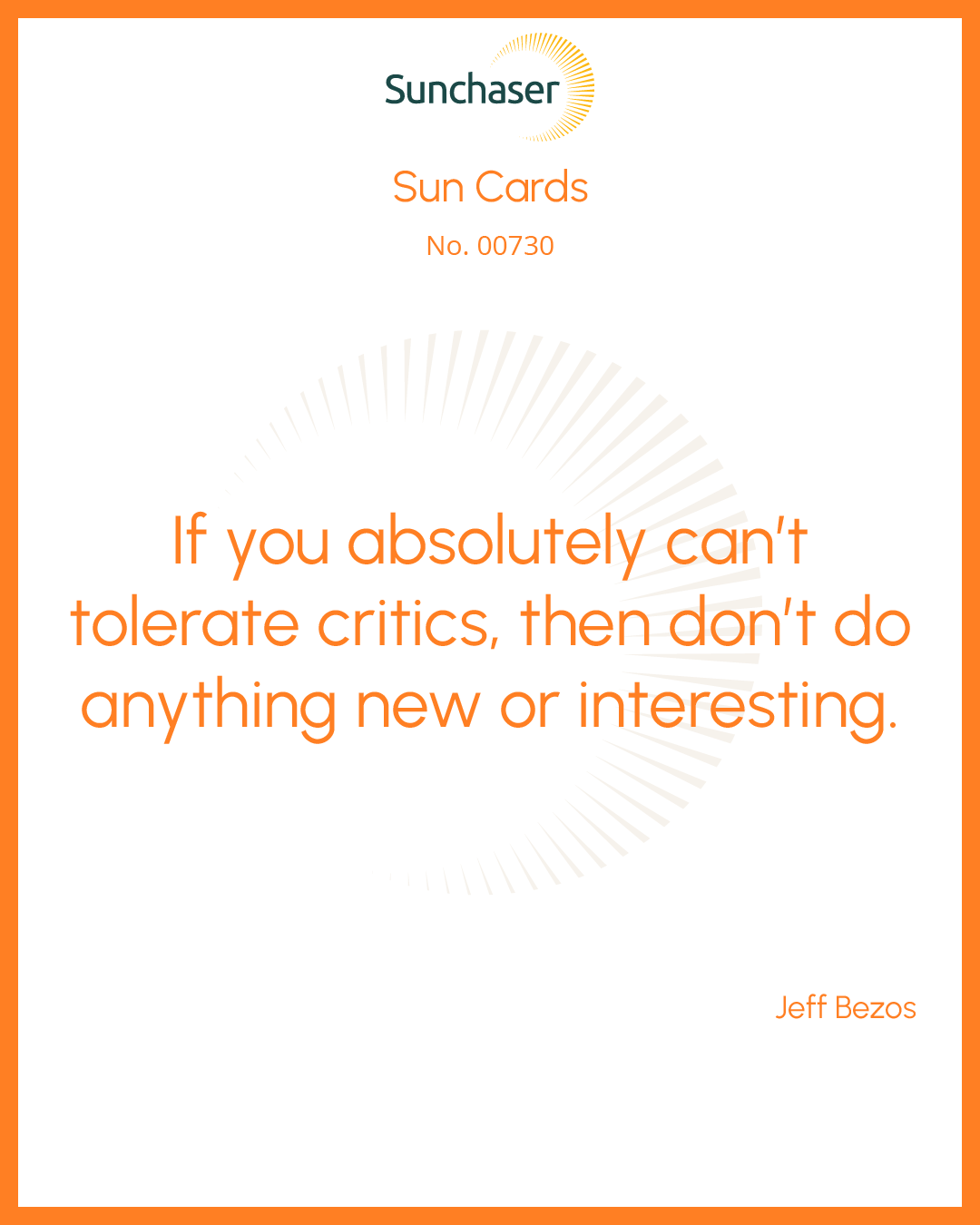 Sun Card #00730