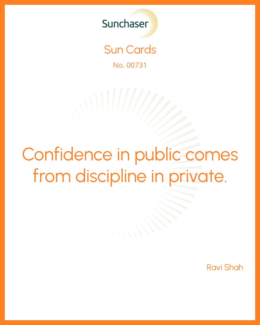 Sun Card #00731