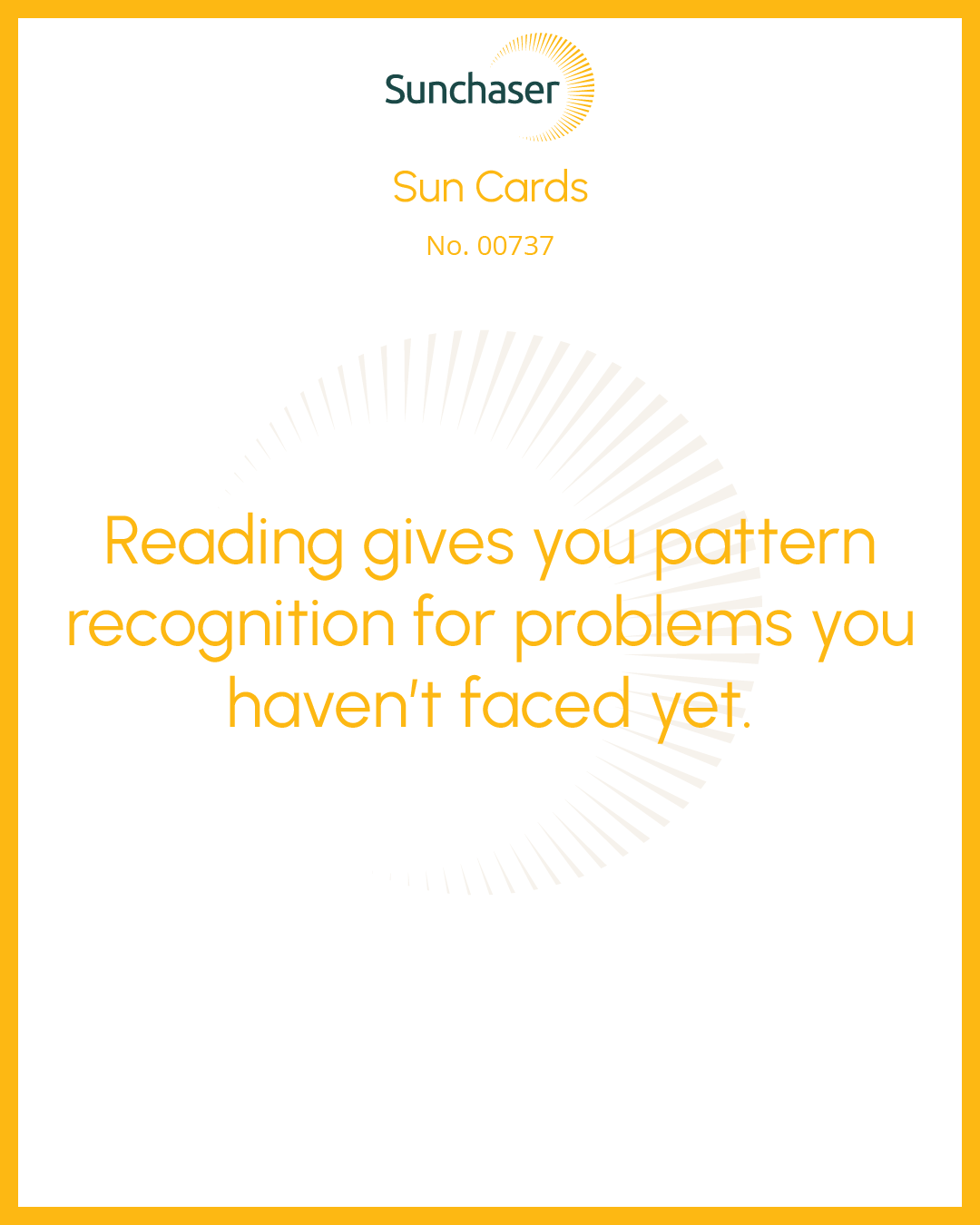 Sun Card #00737