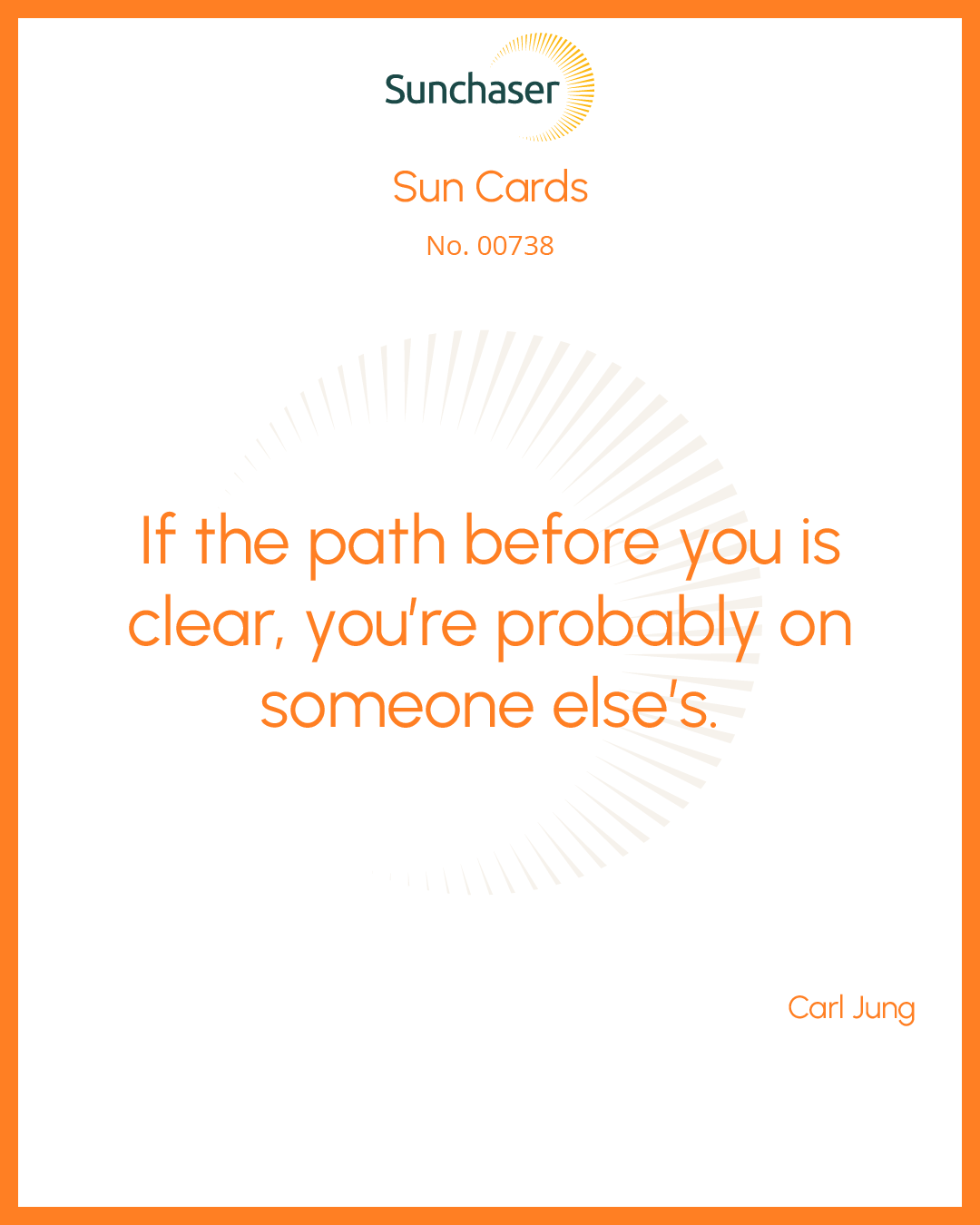 Sun Card #00738