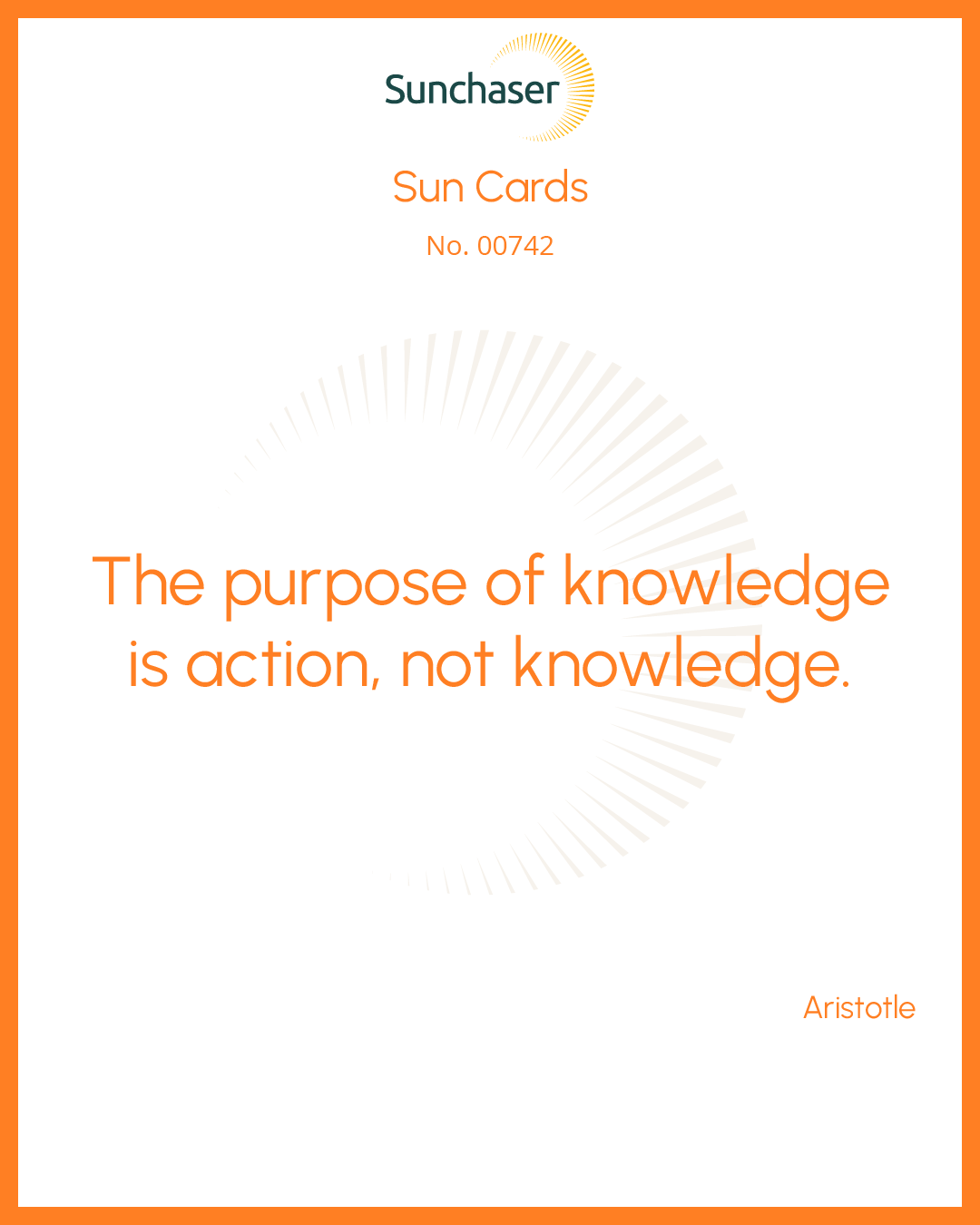 Sun Card #00742