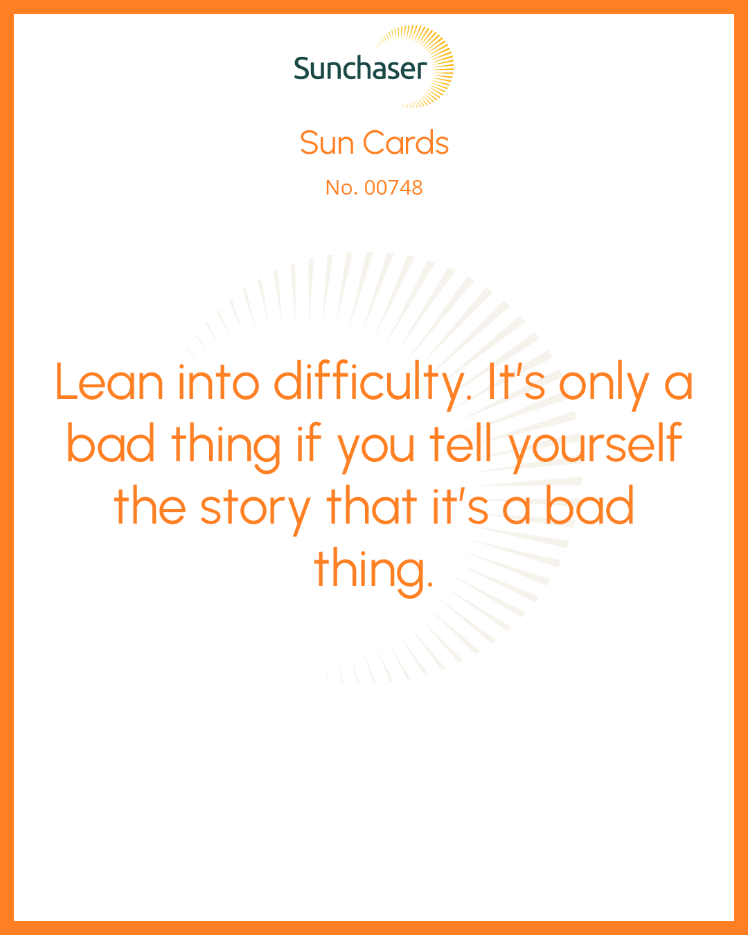 Sun Card #00748