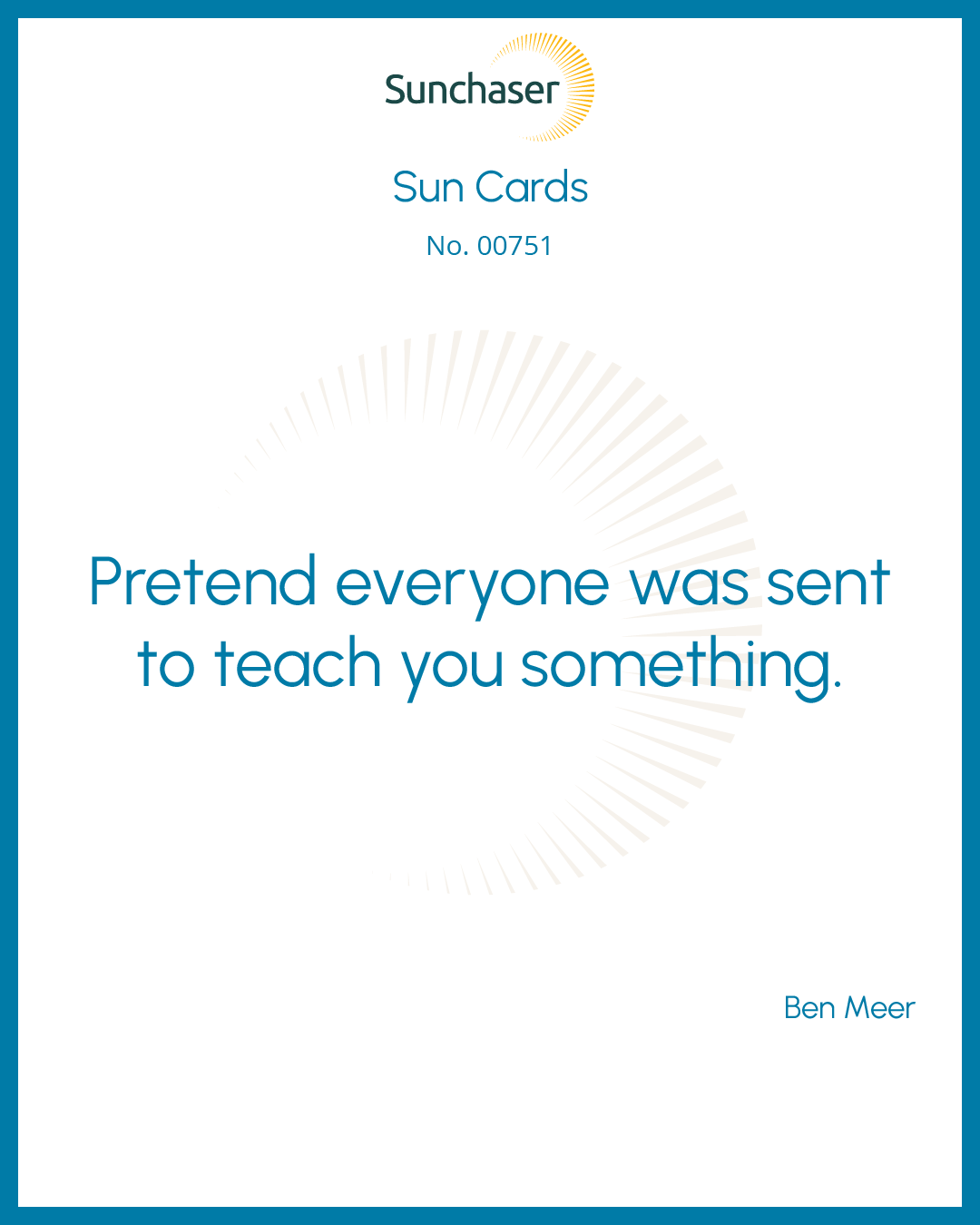 Sun Card #00751