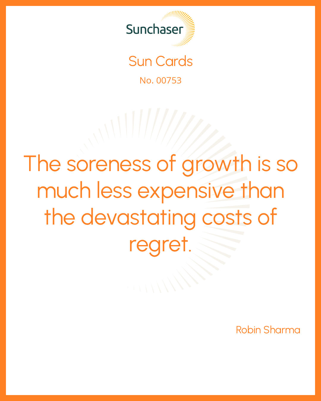 Sun Card #00753