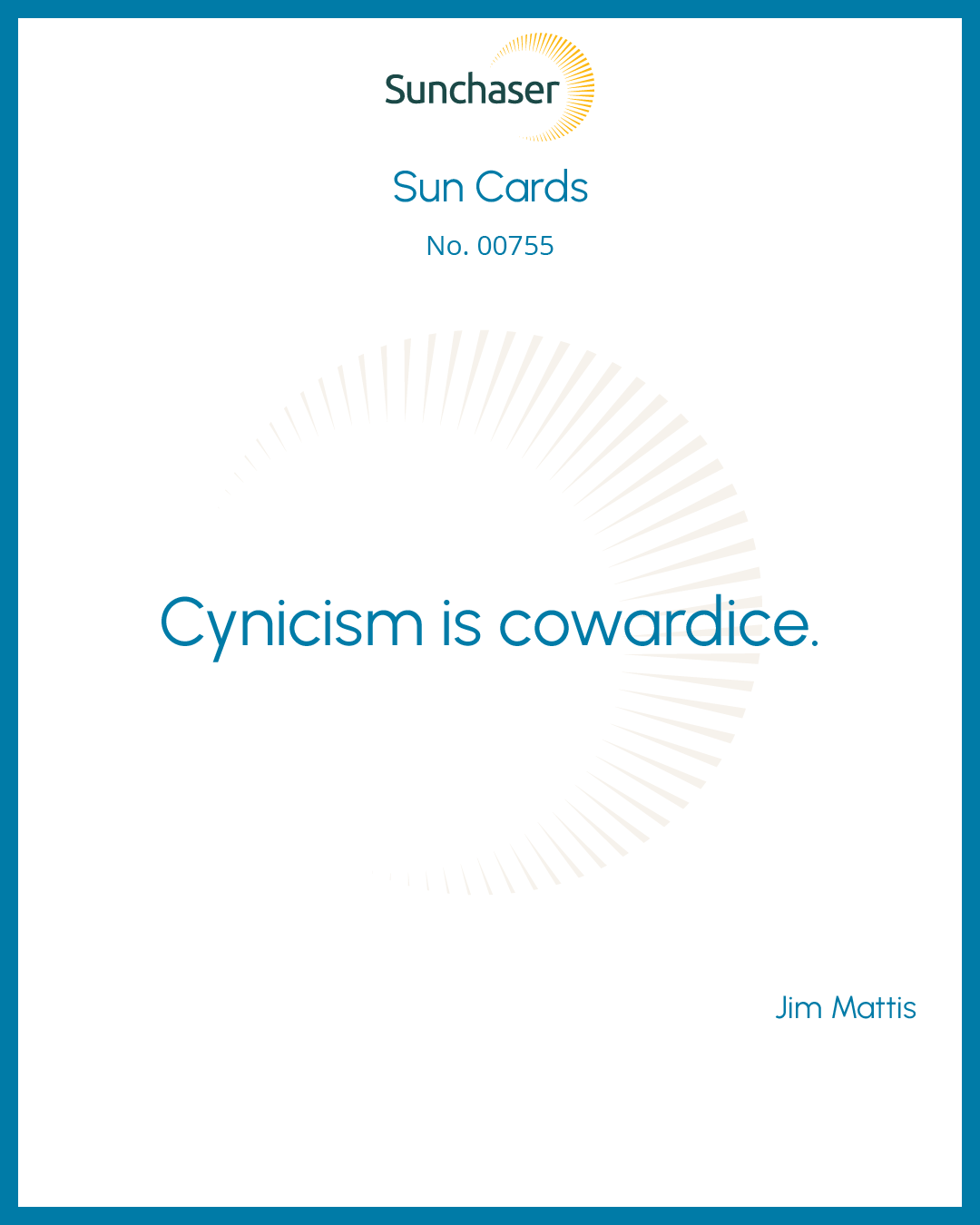 Sun Card #00755