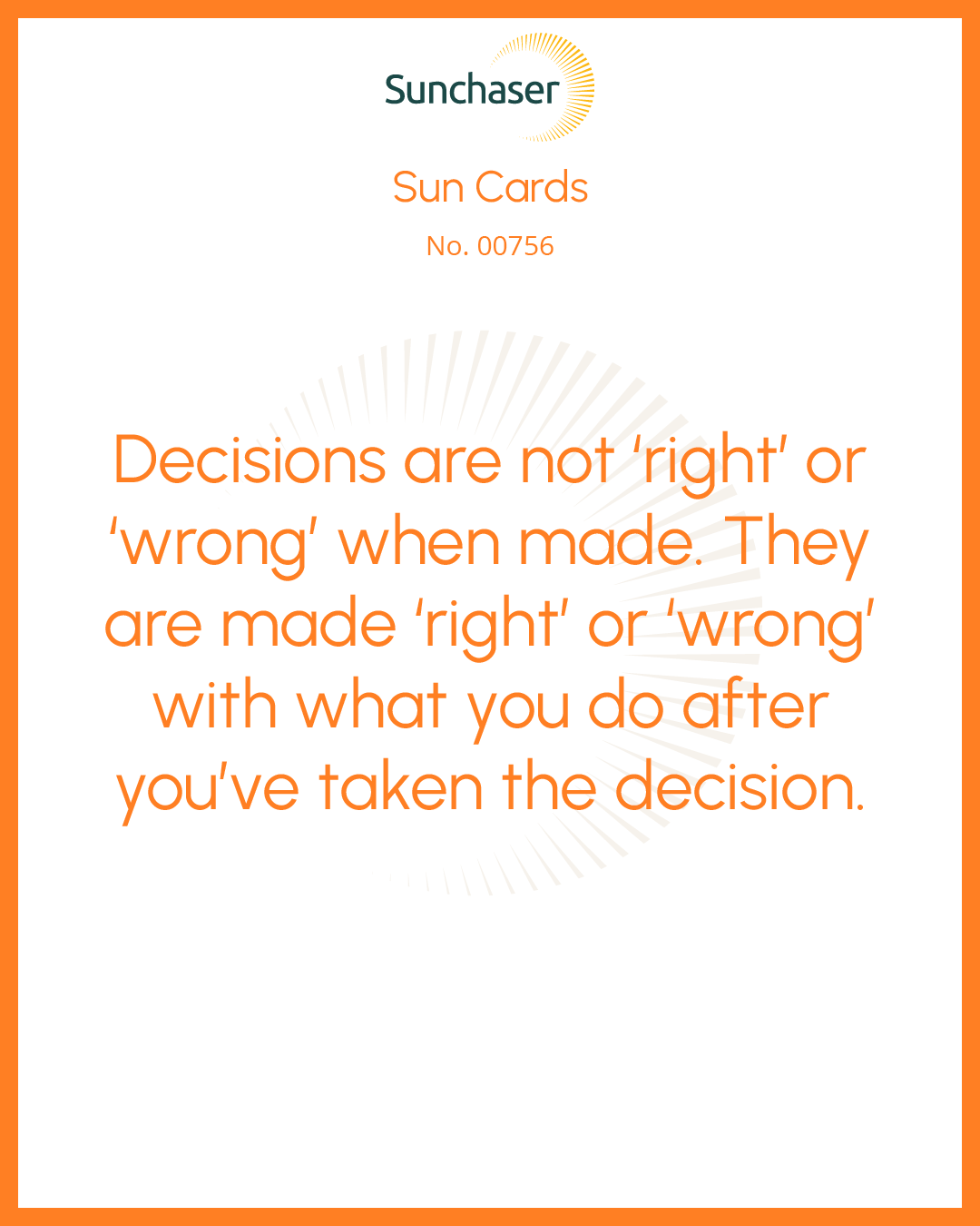 Sun Card #00756