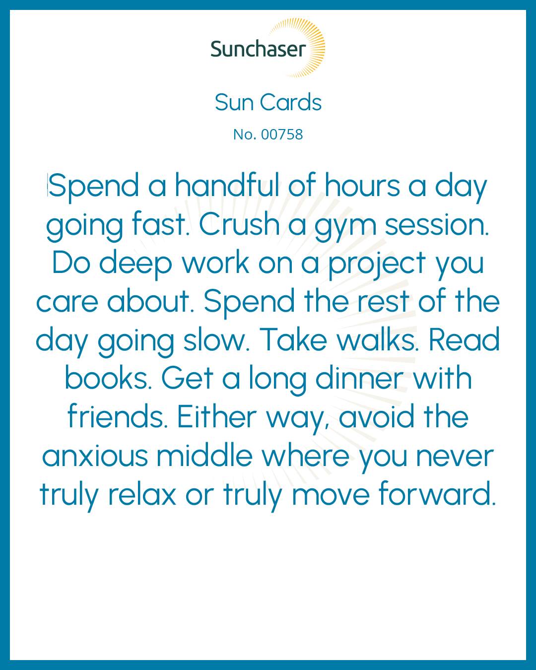 Sun Card #00758
