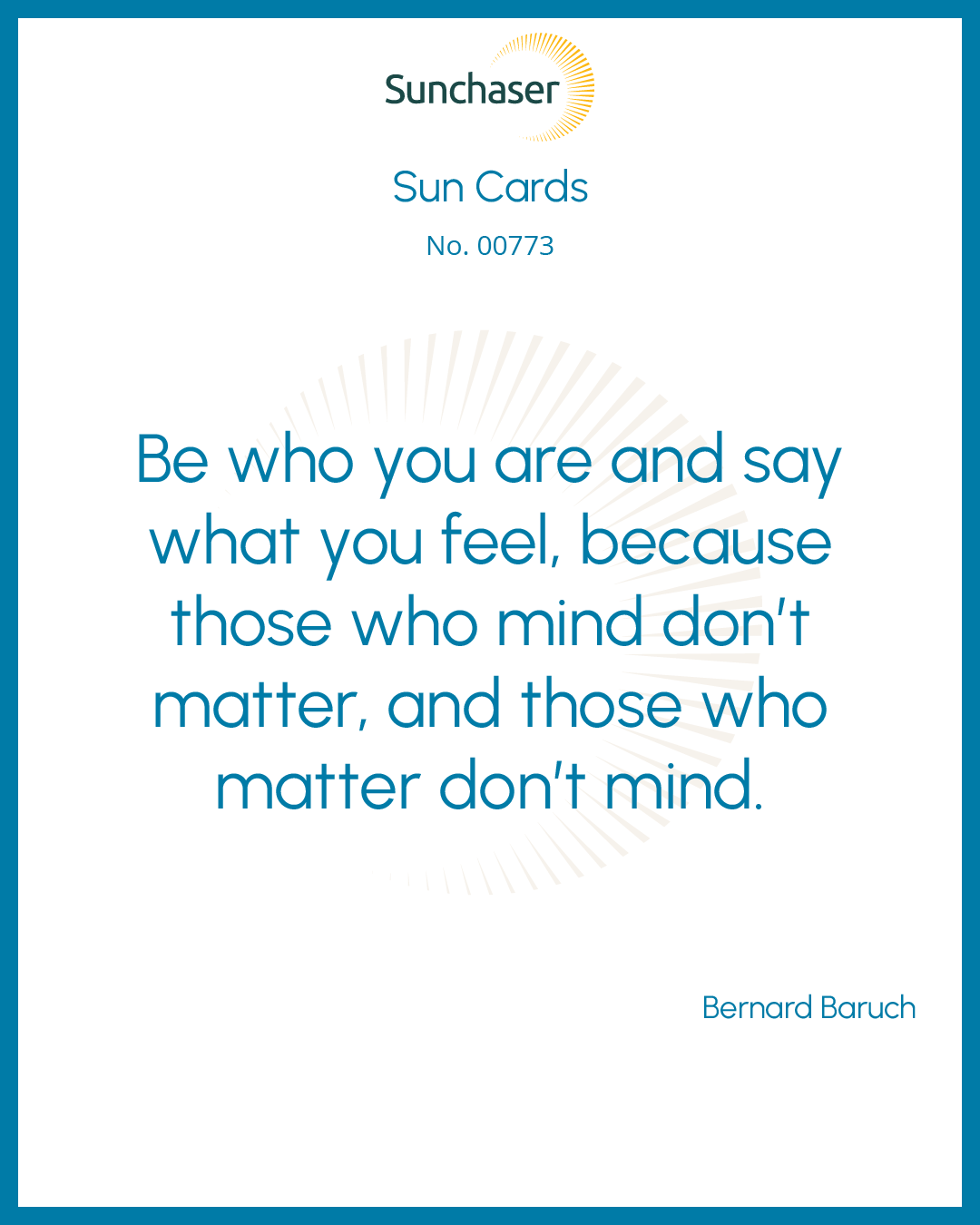 Sun Card #00773