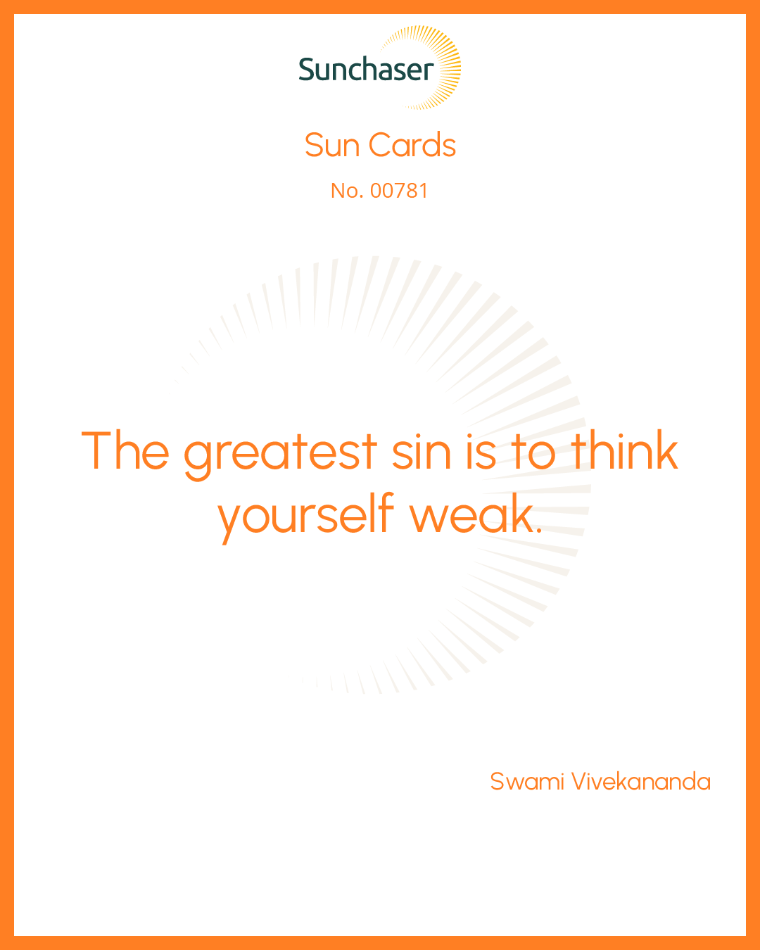 Sun Card #00781