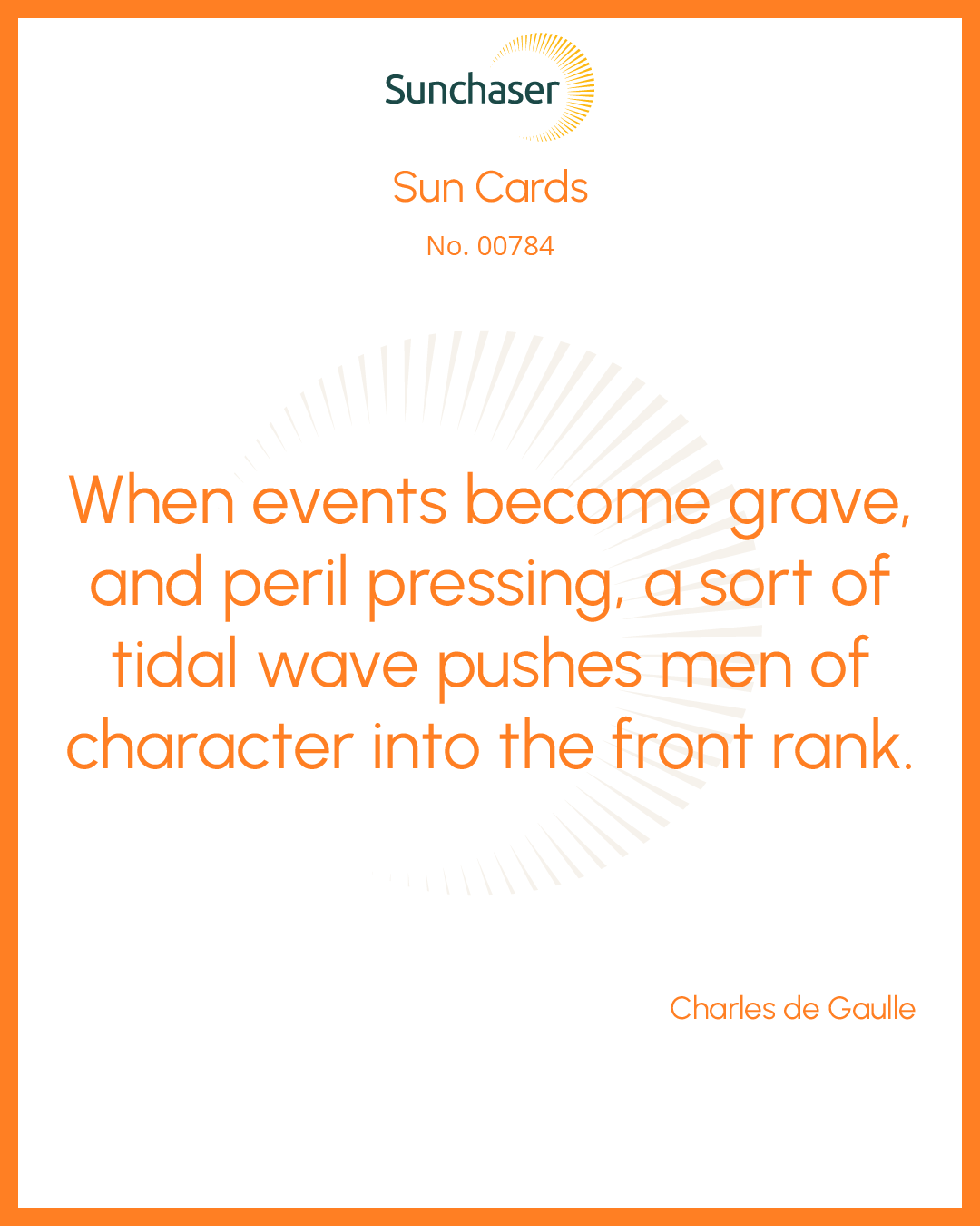 Sun Card #00784