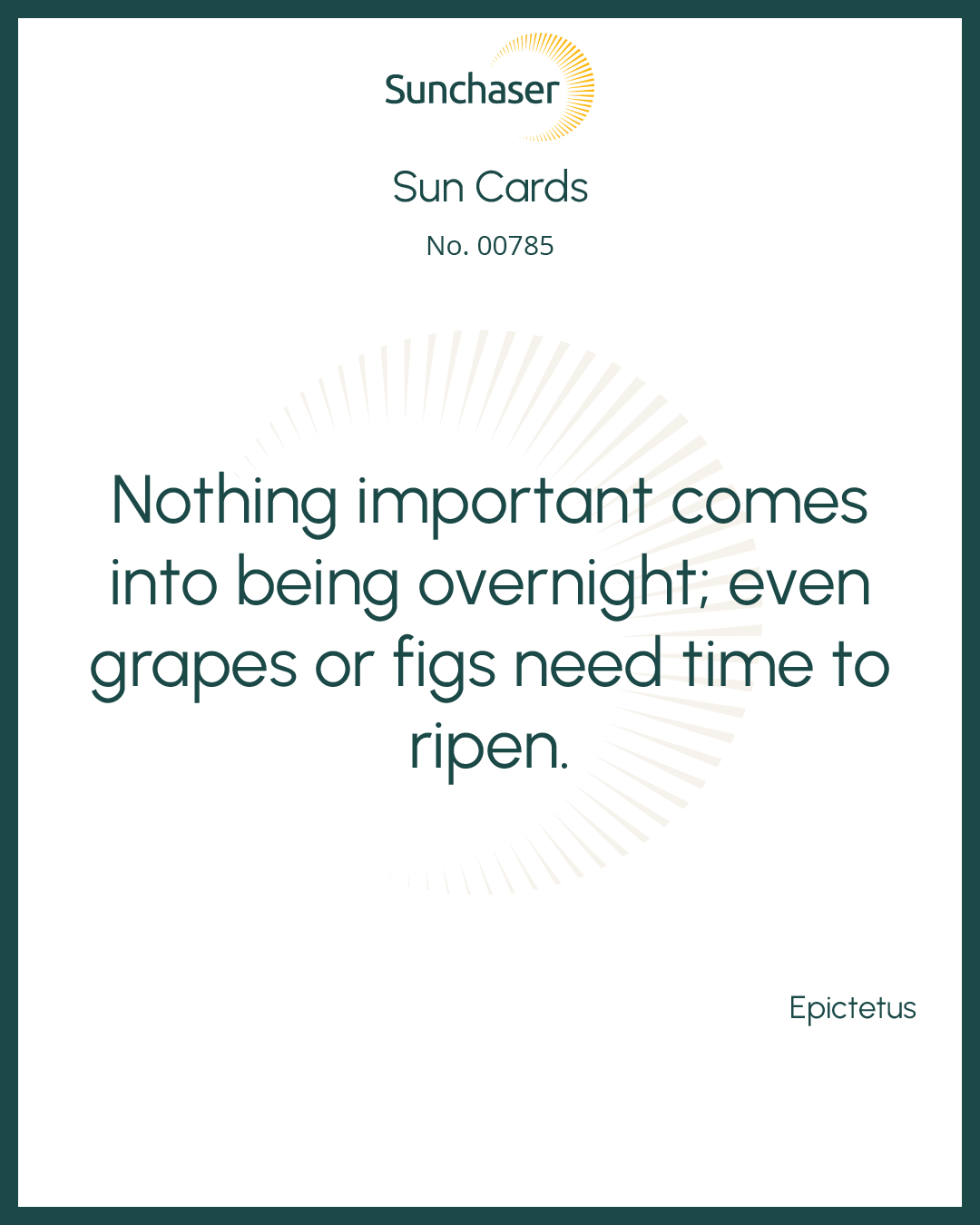Sun Card #00785
