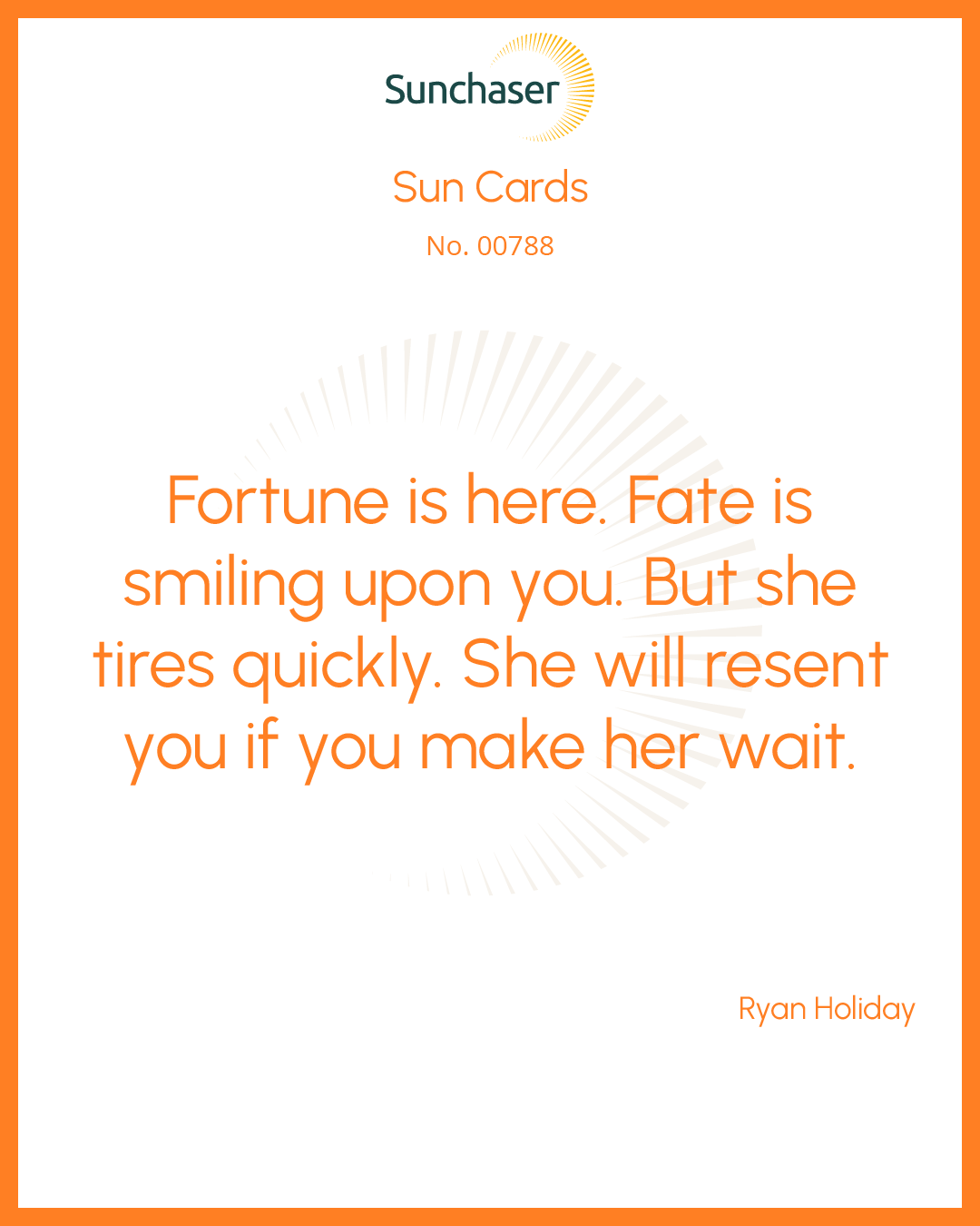 Sun Card #00788