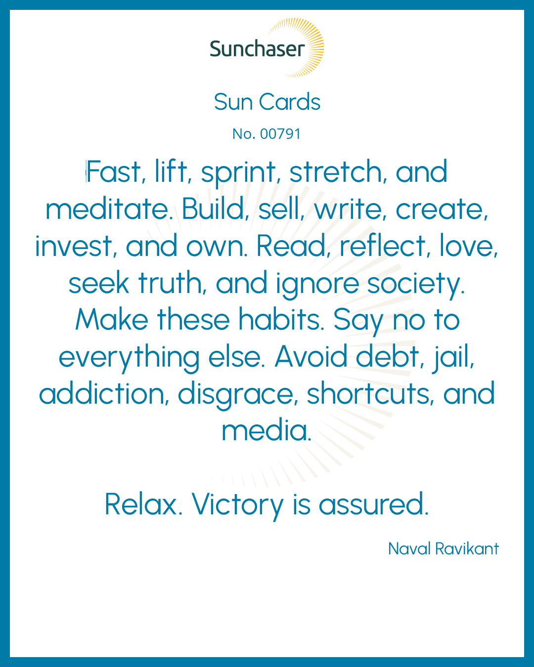 Sun Card #00791