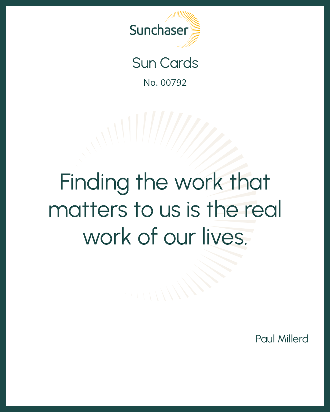Sun Card #00792