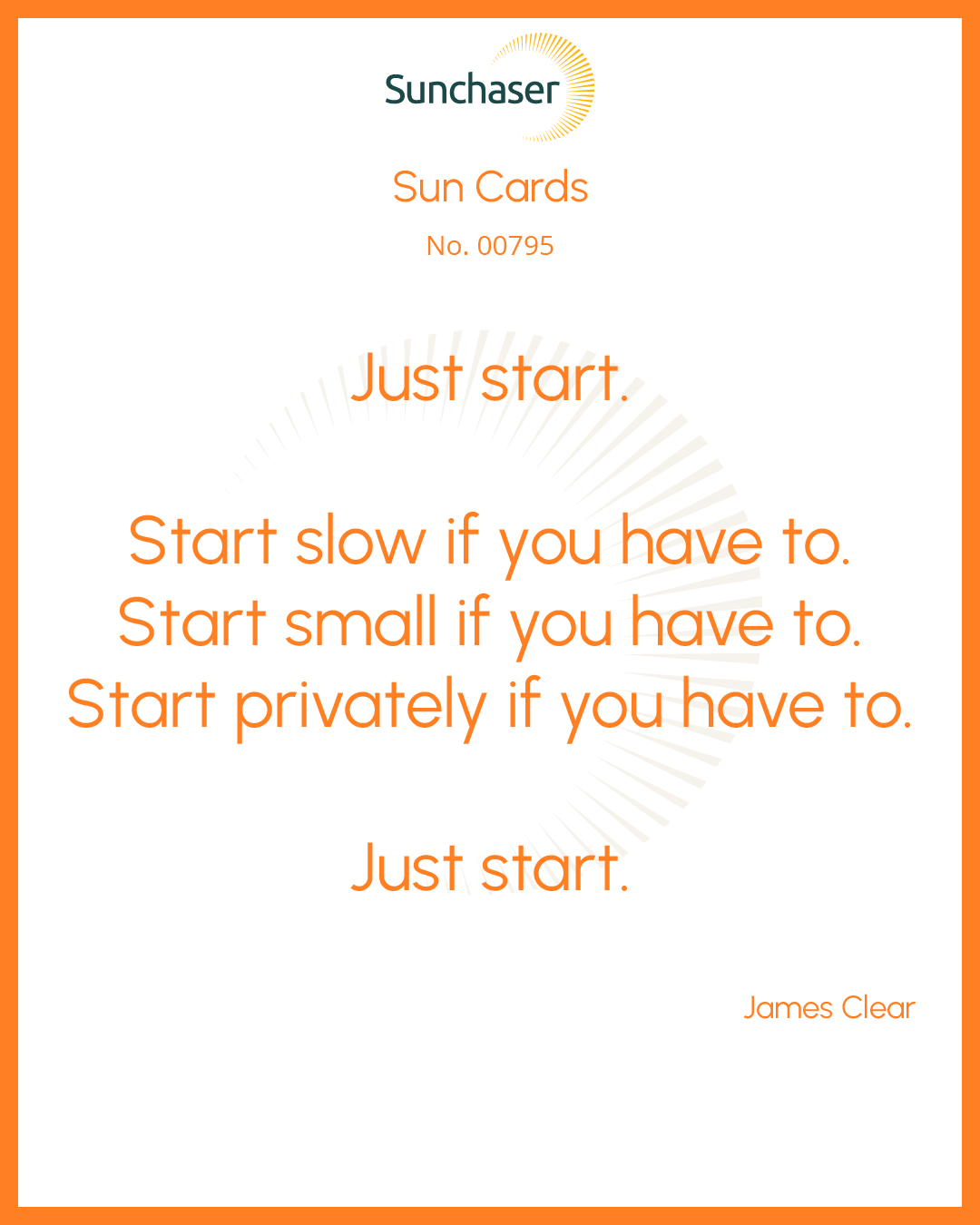Sun Card #00795