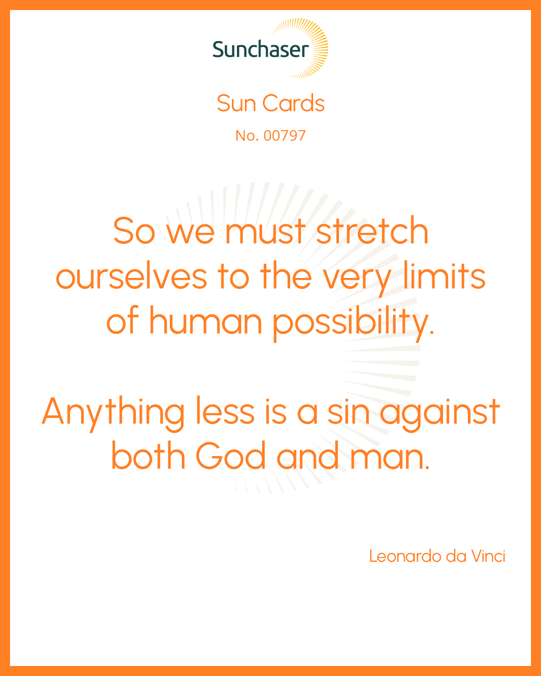 Sun Card #00797