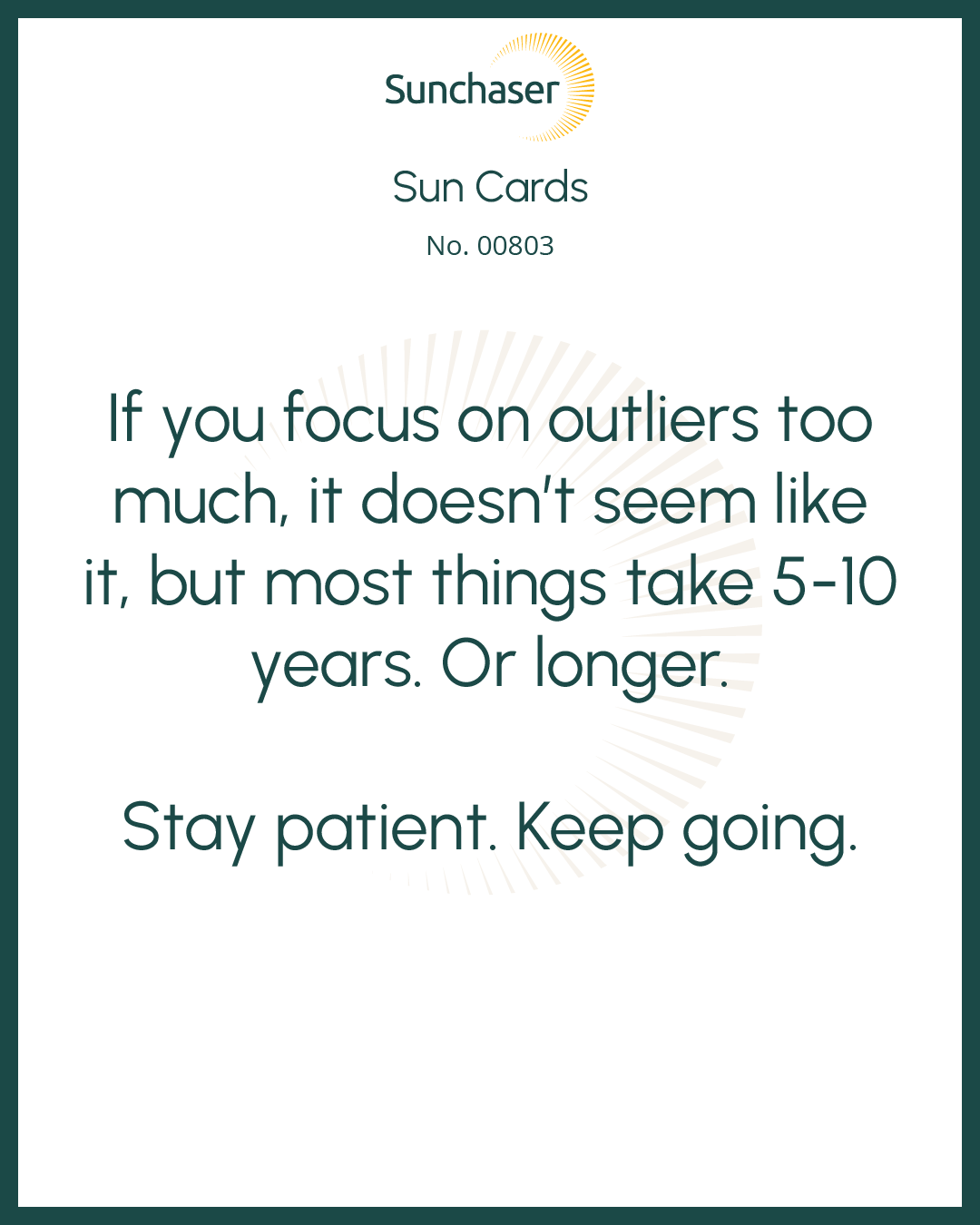 Sun Card #00803