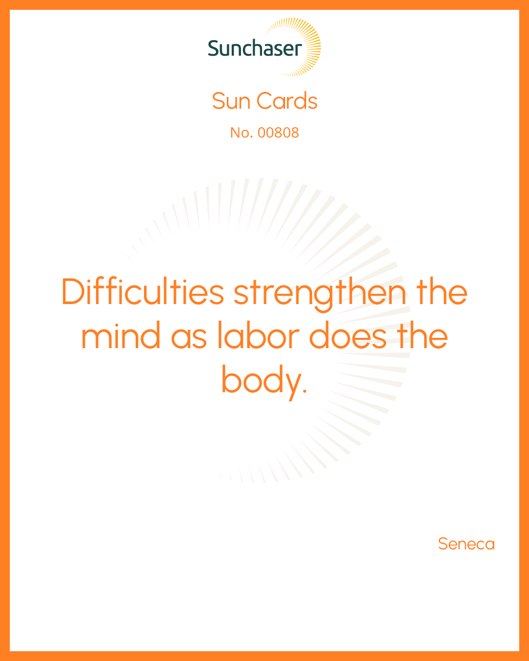 Sun Card #00808