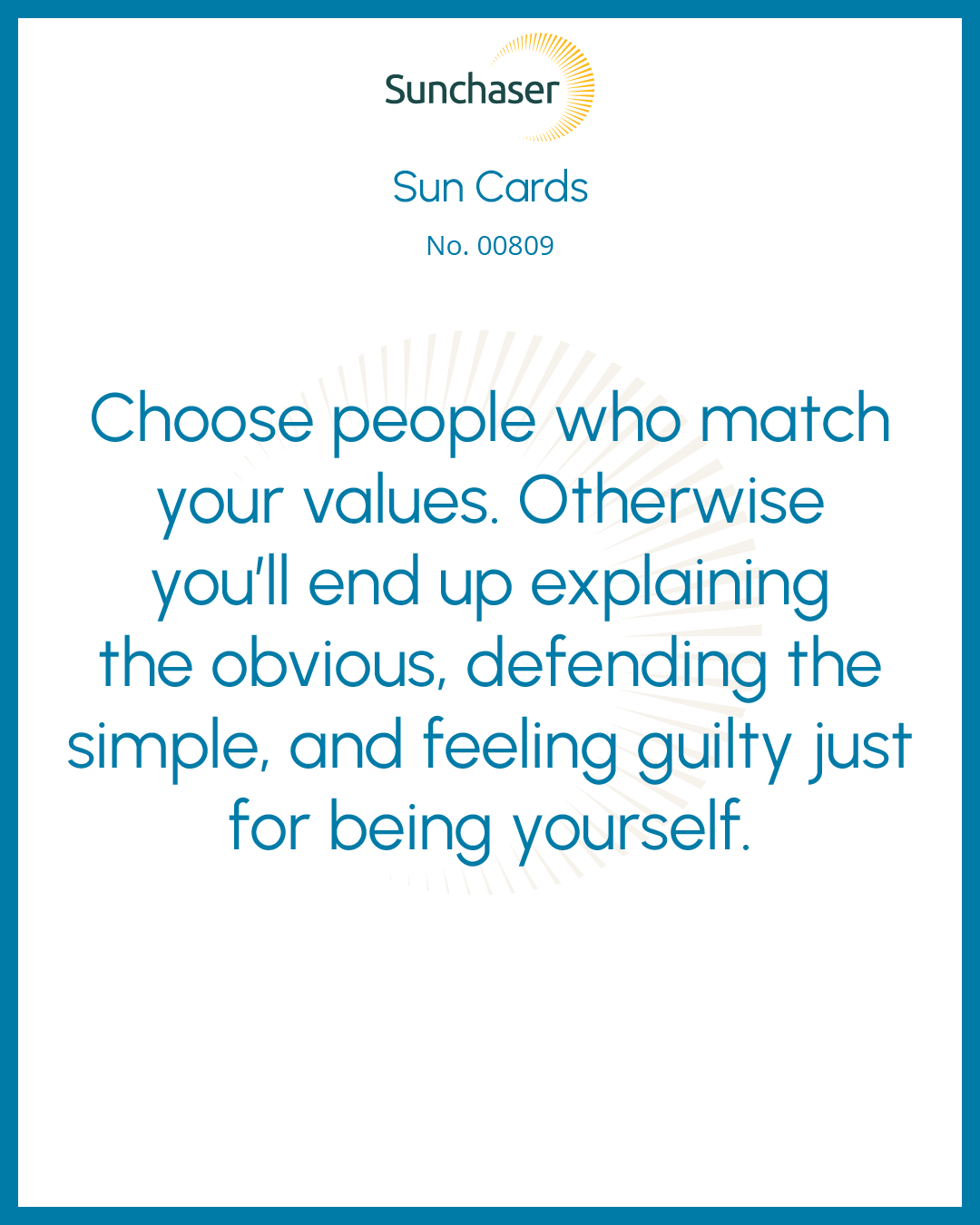 Sun Card #00809