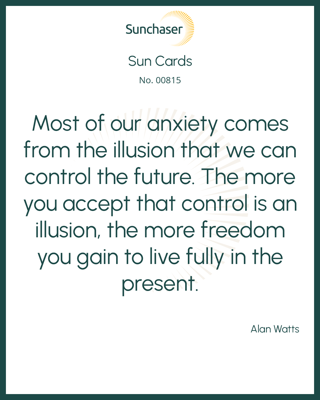 Sun Card #00815