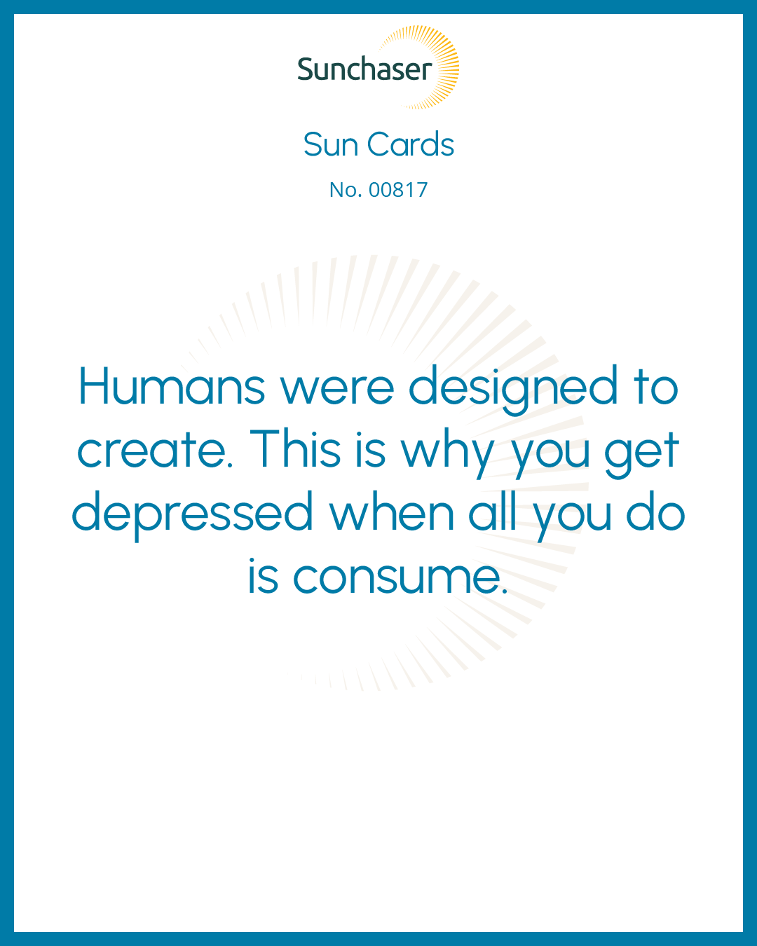 Sun Card #00817