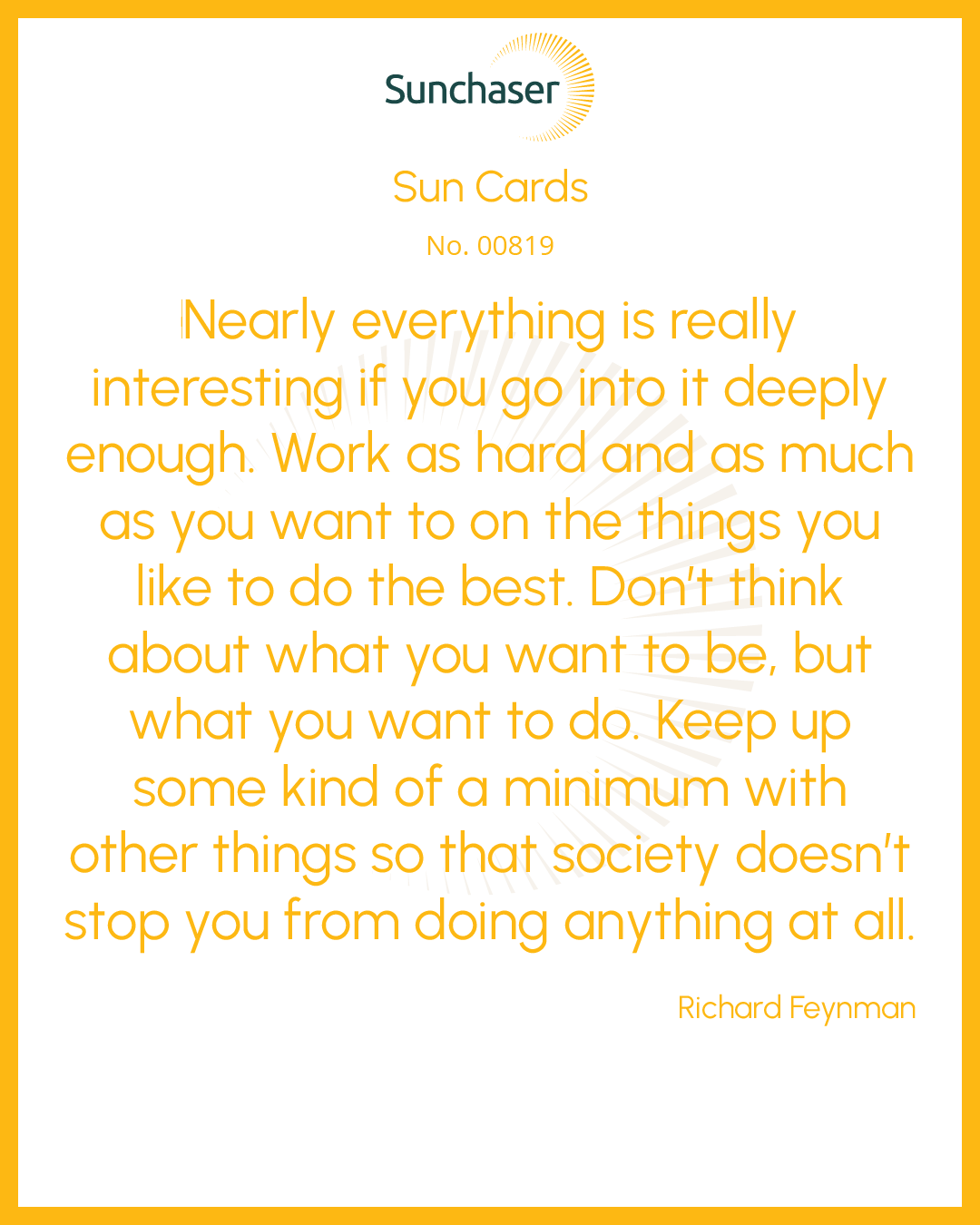 Sun Card #00819