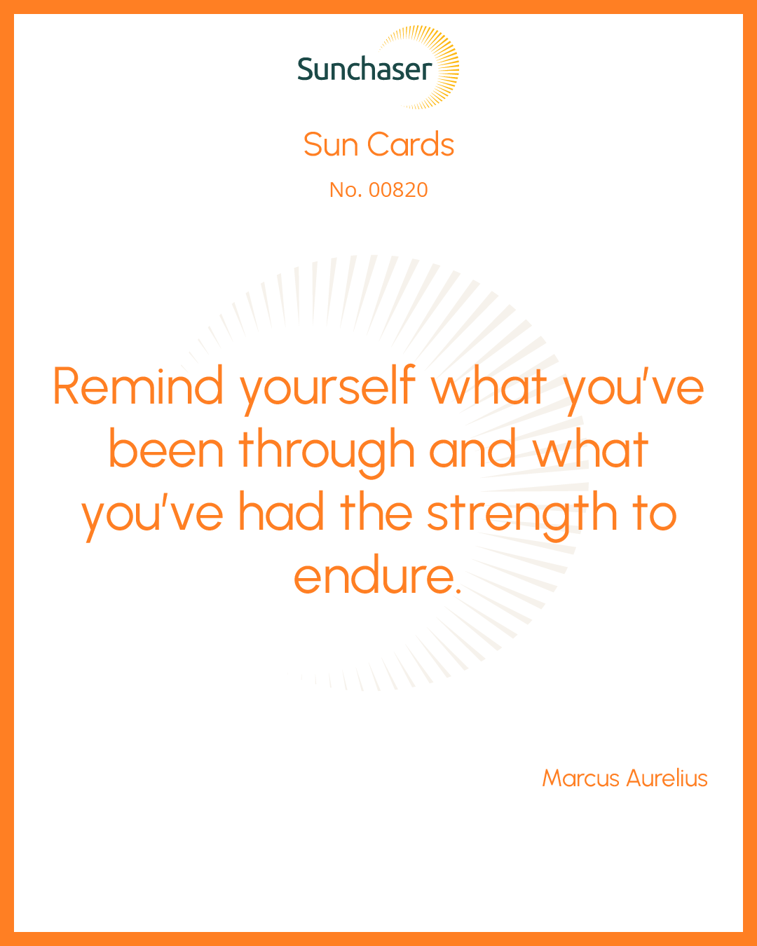 Sun Card #00820