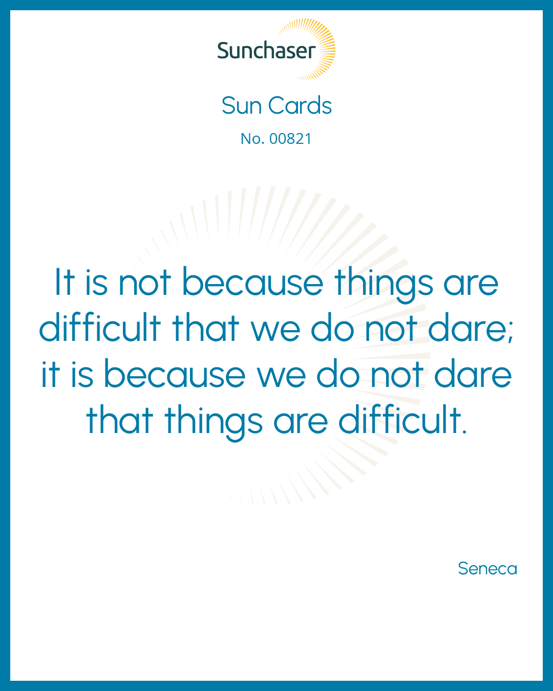 Sun Card #00821