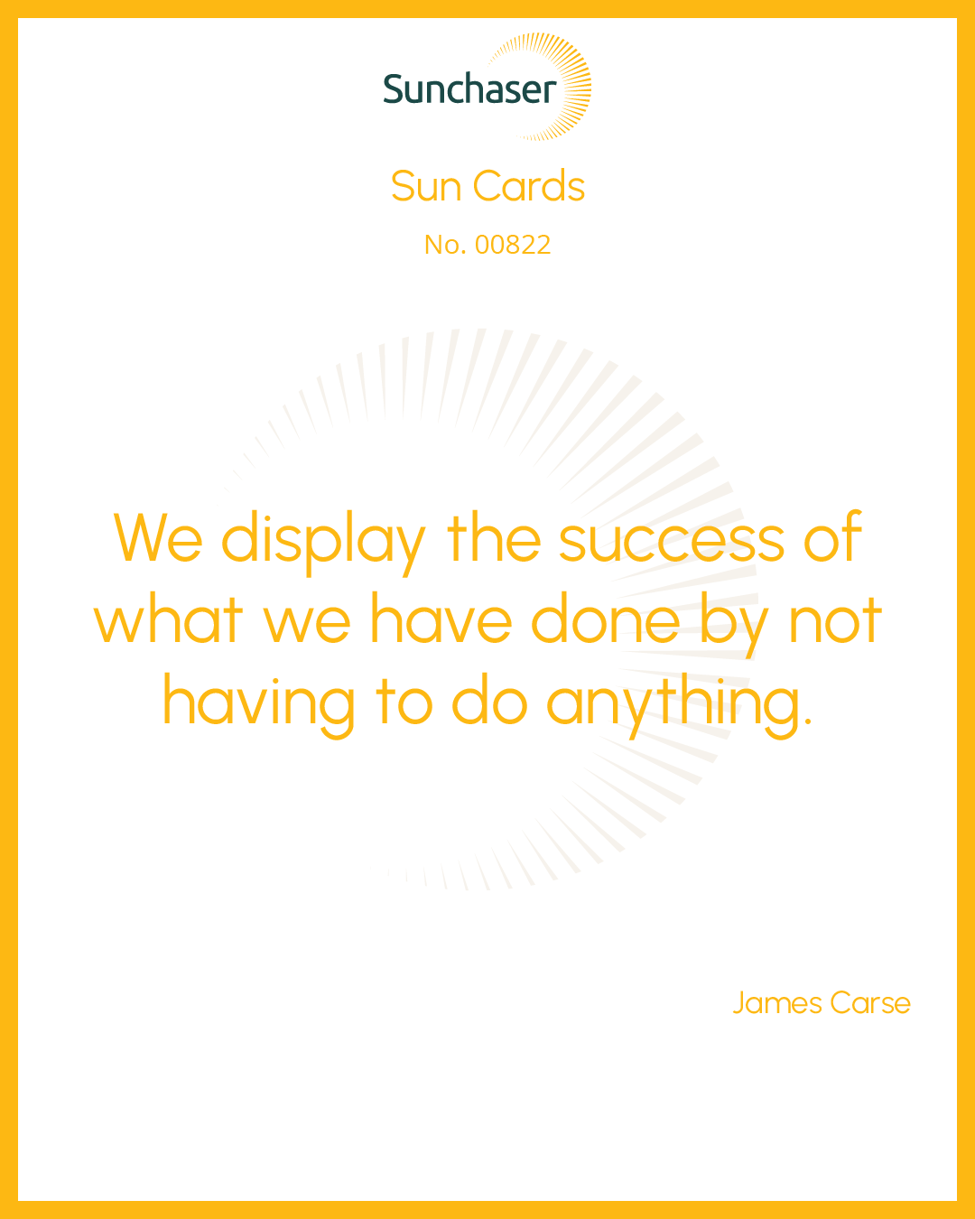 Sun Card #00822